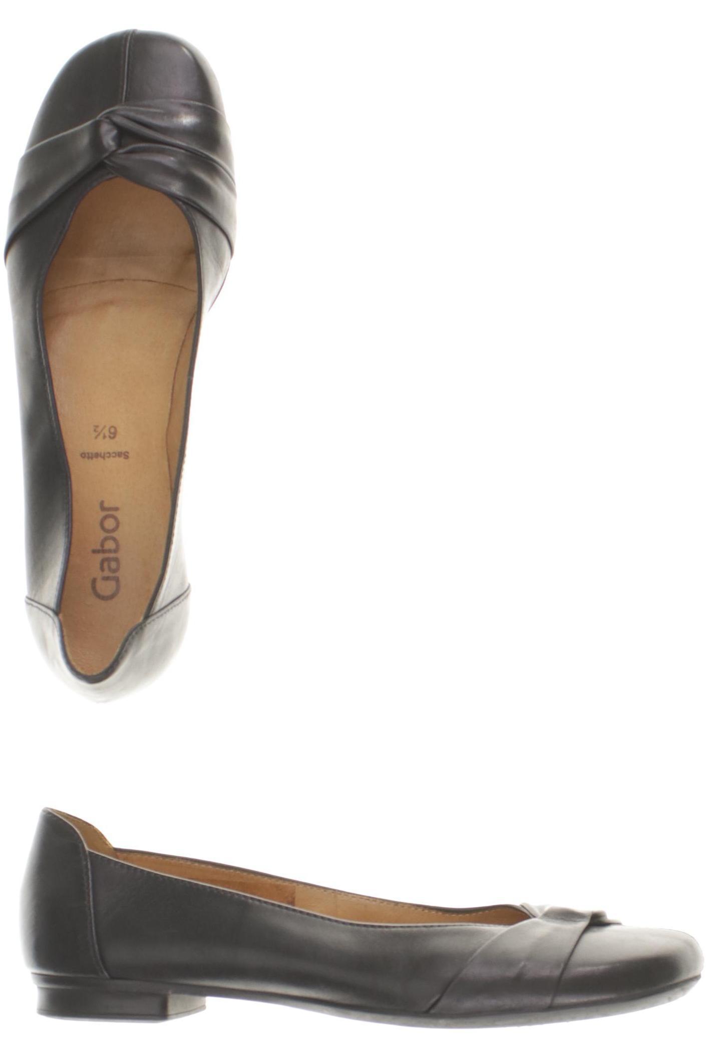 

Gabor Damen Ballerinas, schwarz, Gr. 6.5