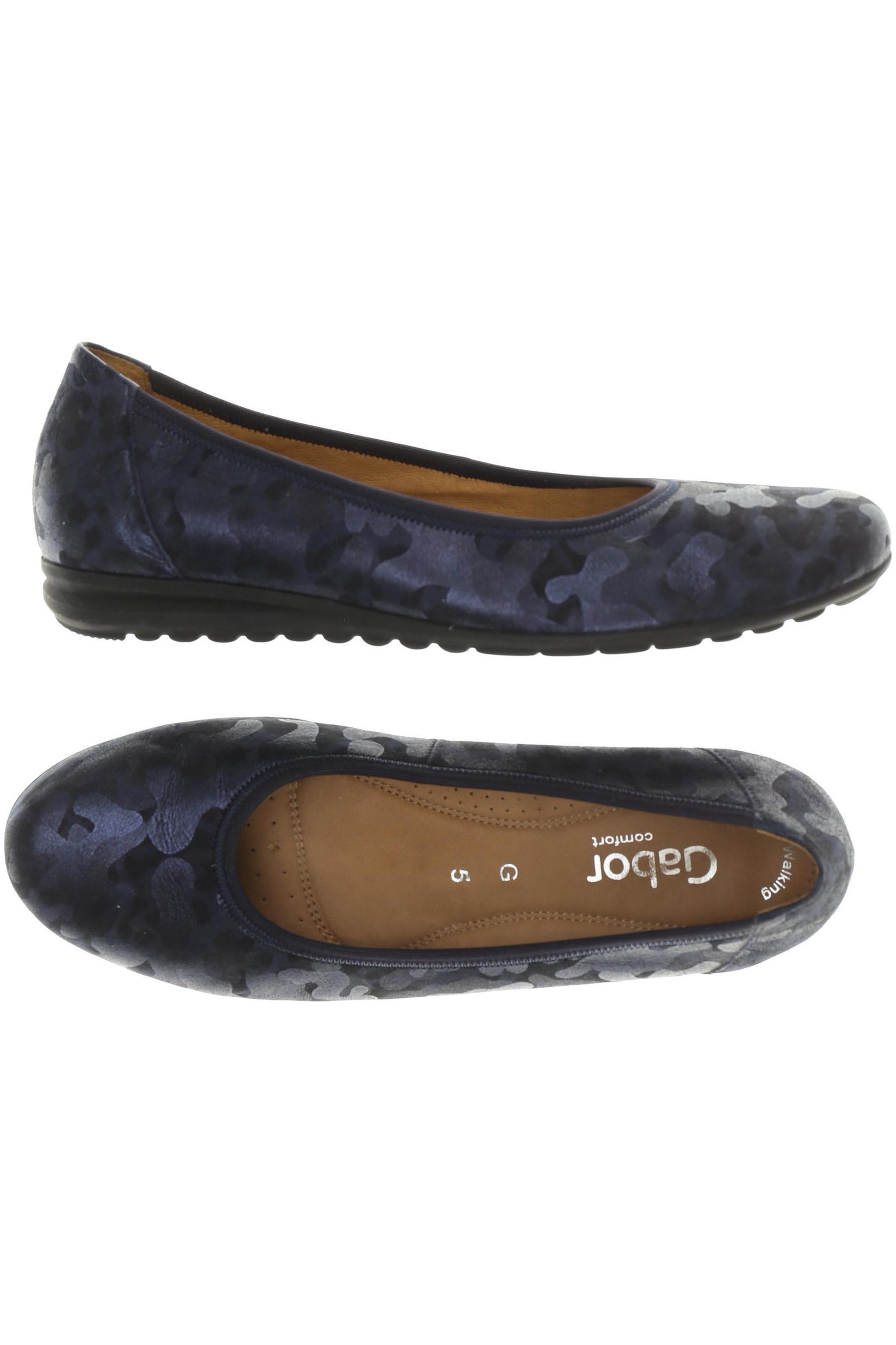 

Gabor Damen Ballerinas, blau, Gr. 5