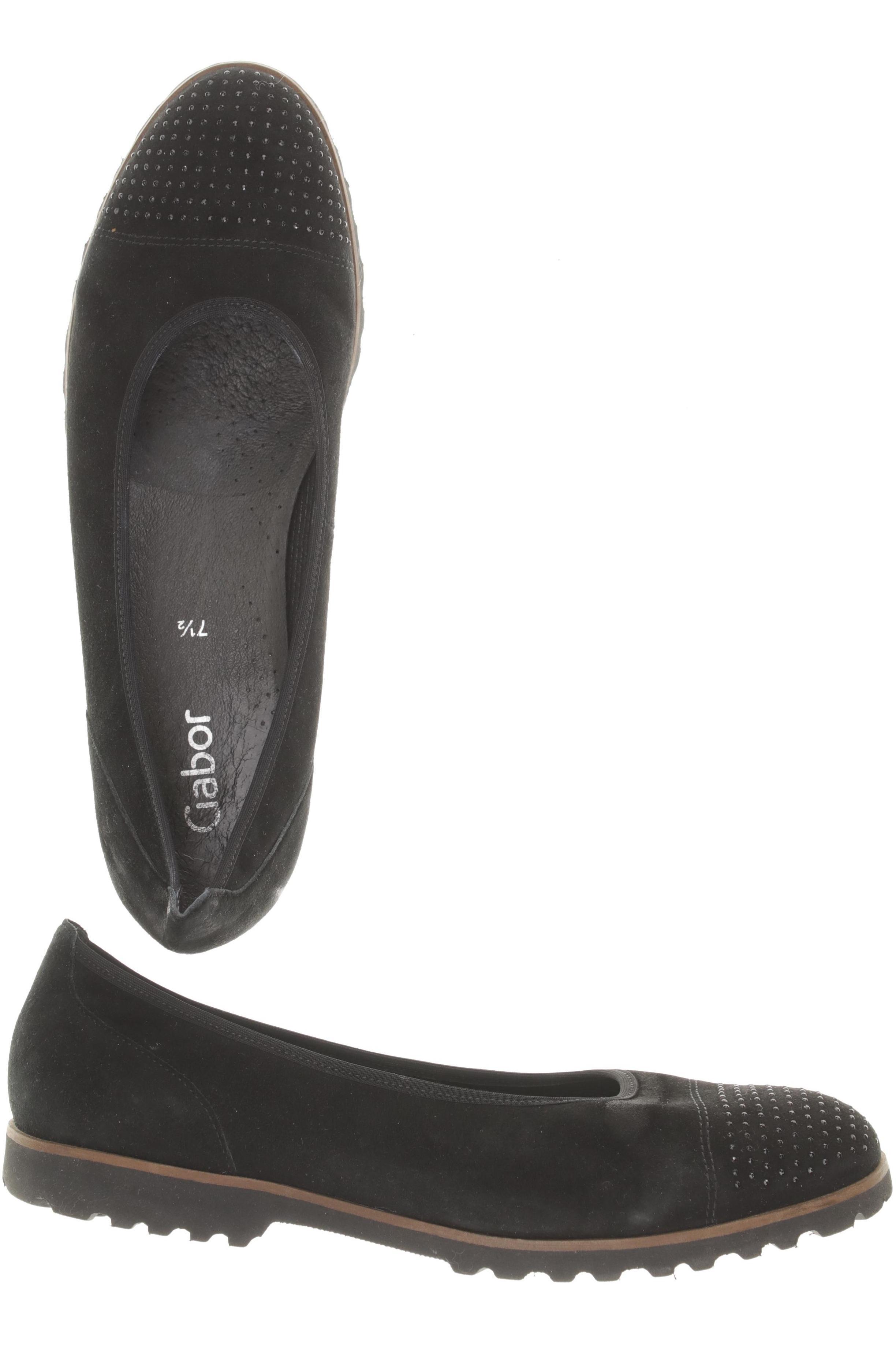 

Gabor Damen Ballerinas, schwarz, Gr. 7.5