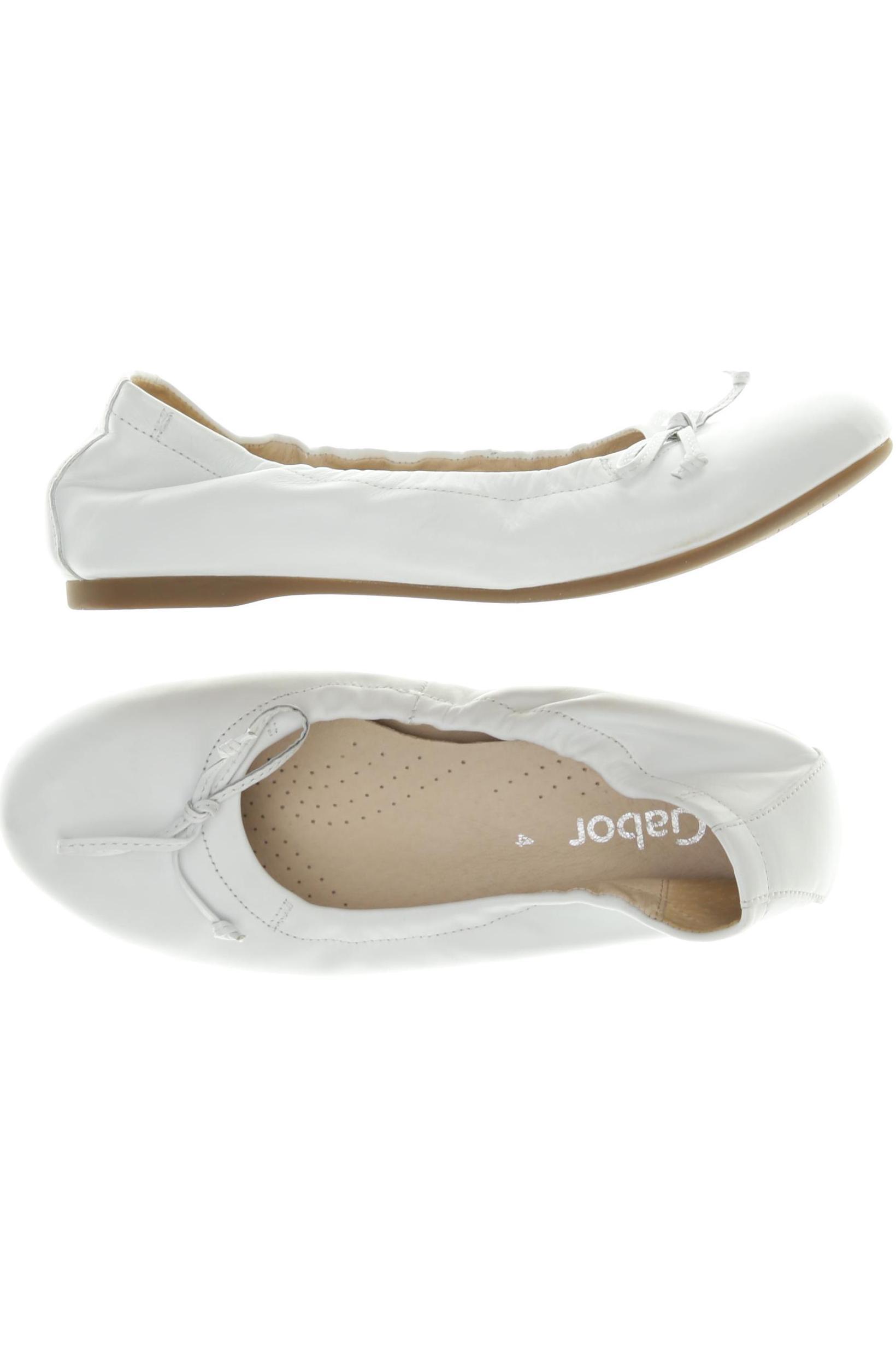 

Gabor Damen Ballerinas, weiß, Gr. 4