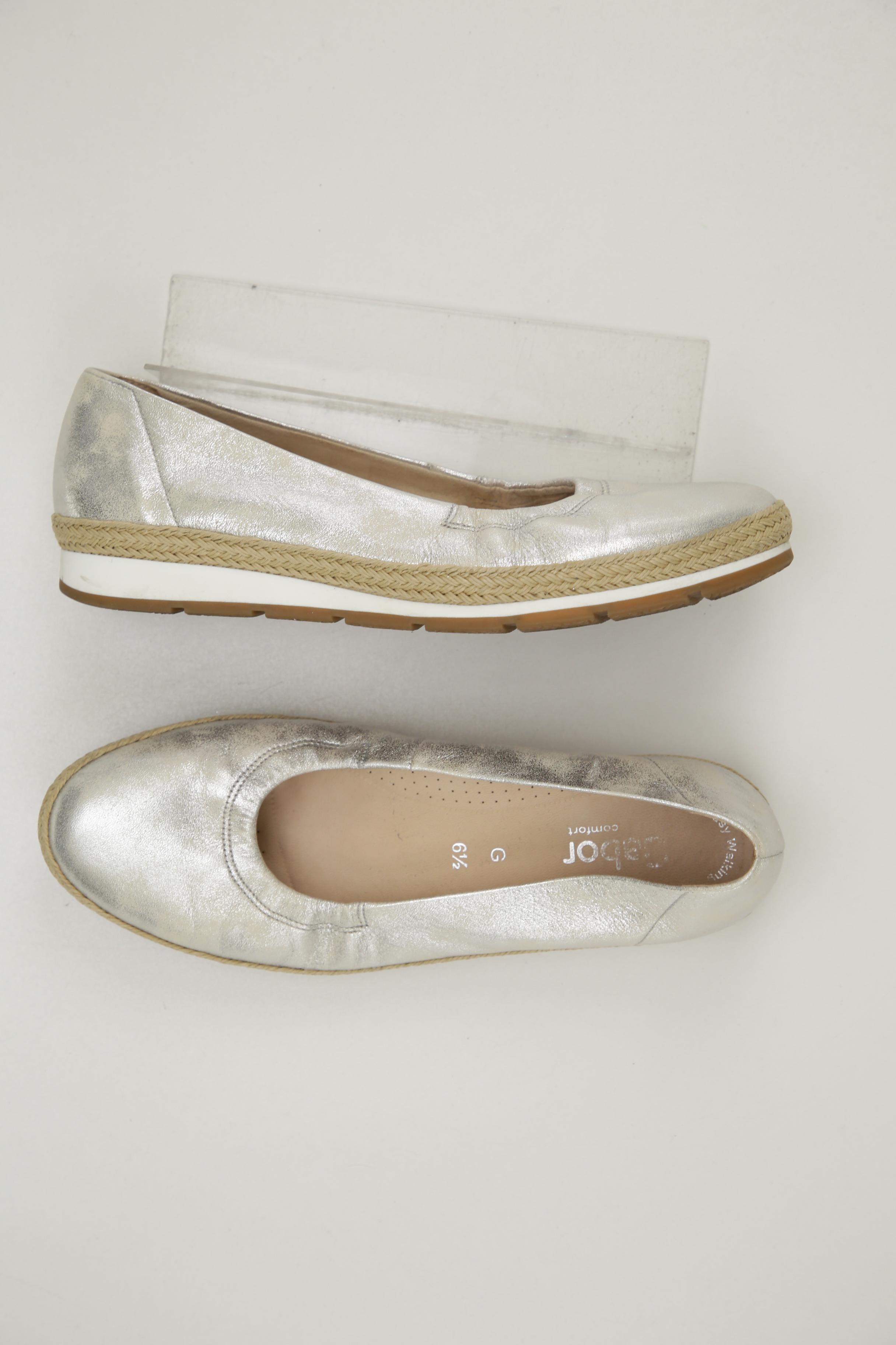 

Gabor Damen Ballerinas, silber, Gr. 6.5