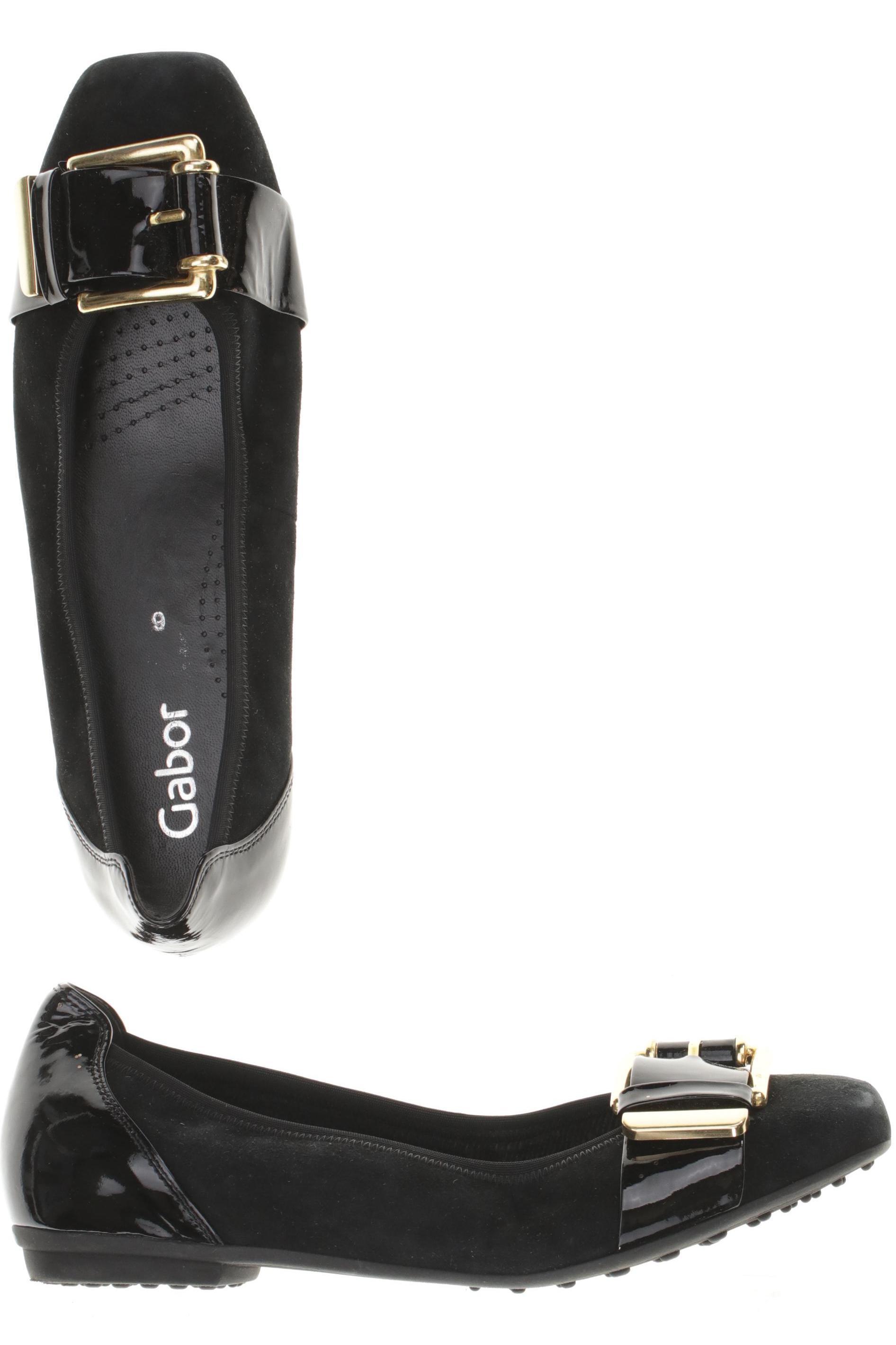 

Gabor Damen Ballerinas, schwarz, Gr. 6