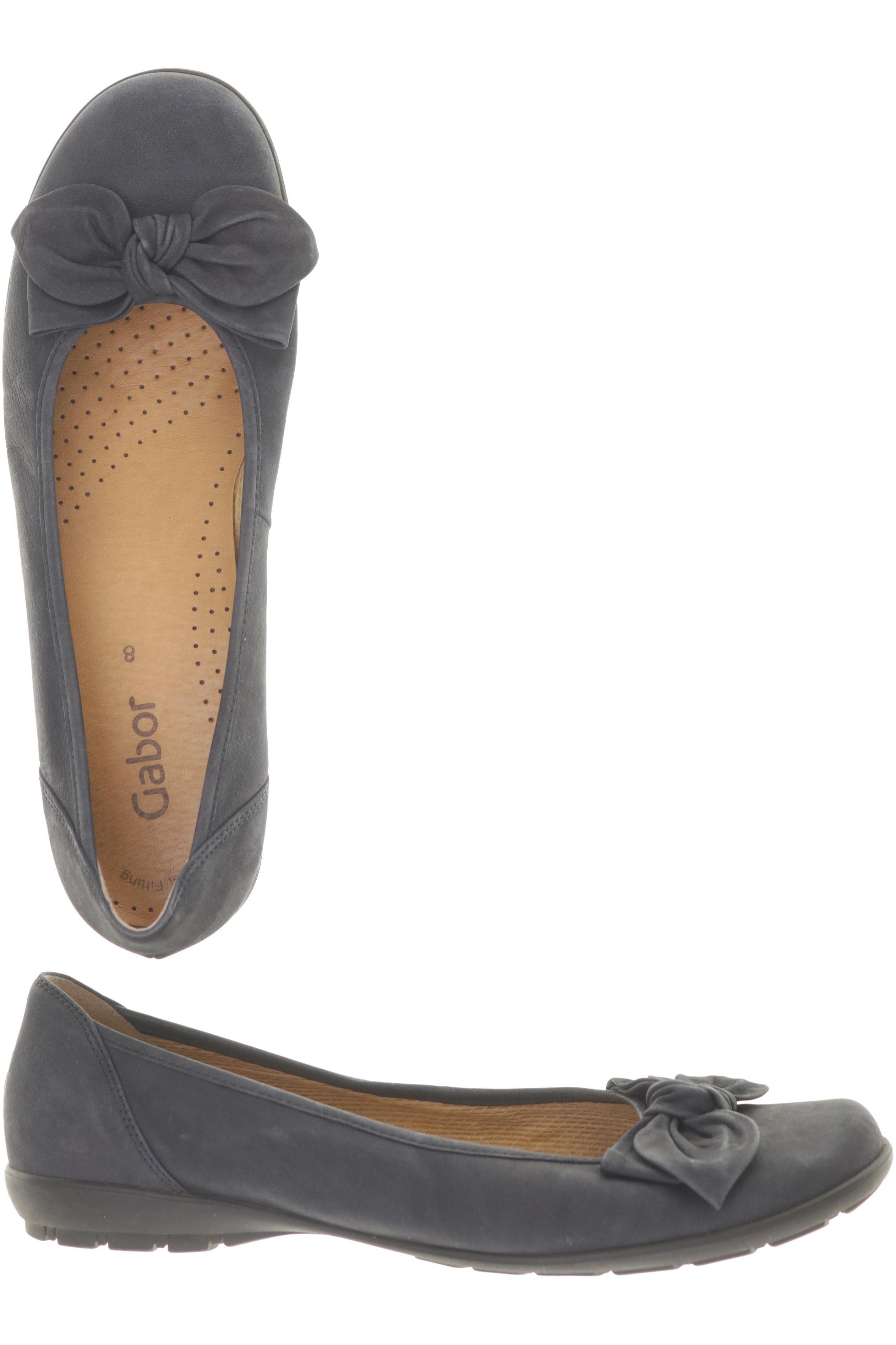 

Gabor Damen Ballerinas, blau, Gr. 8