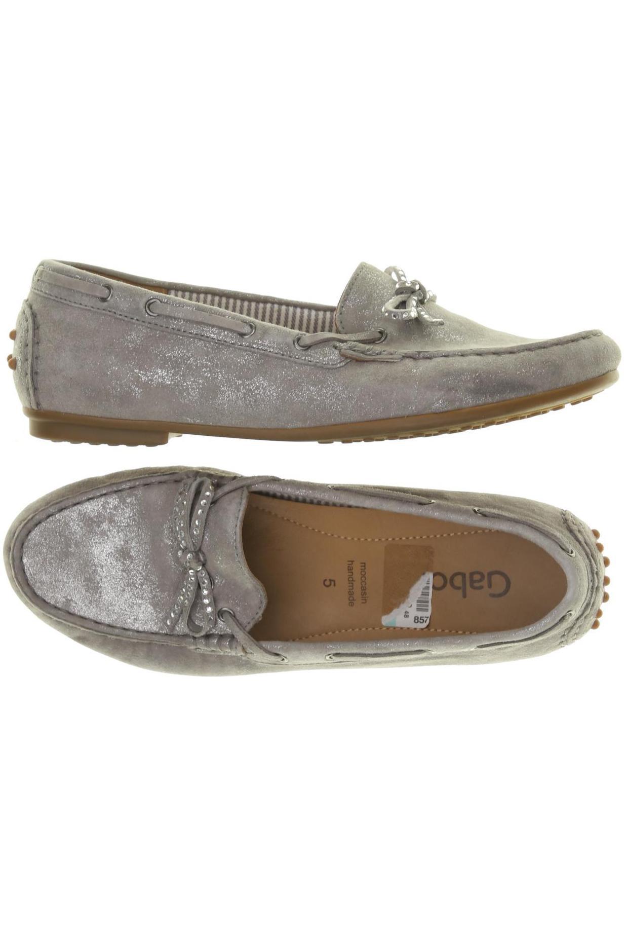 

Gabor Damen Halbschuh, grau, Gr. 5