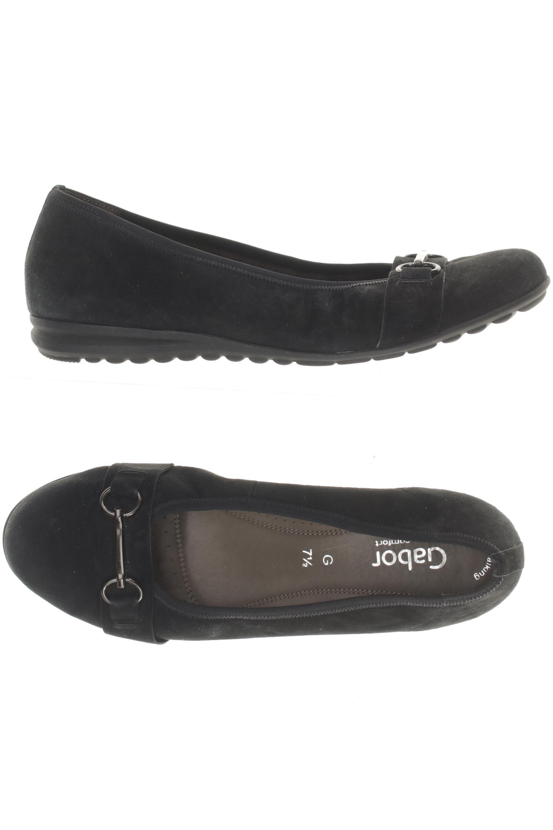 

Gabor Damen Ballerinas, schwarz, Gr. 7.5