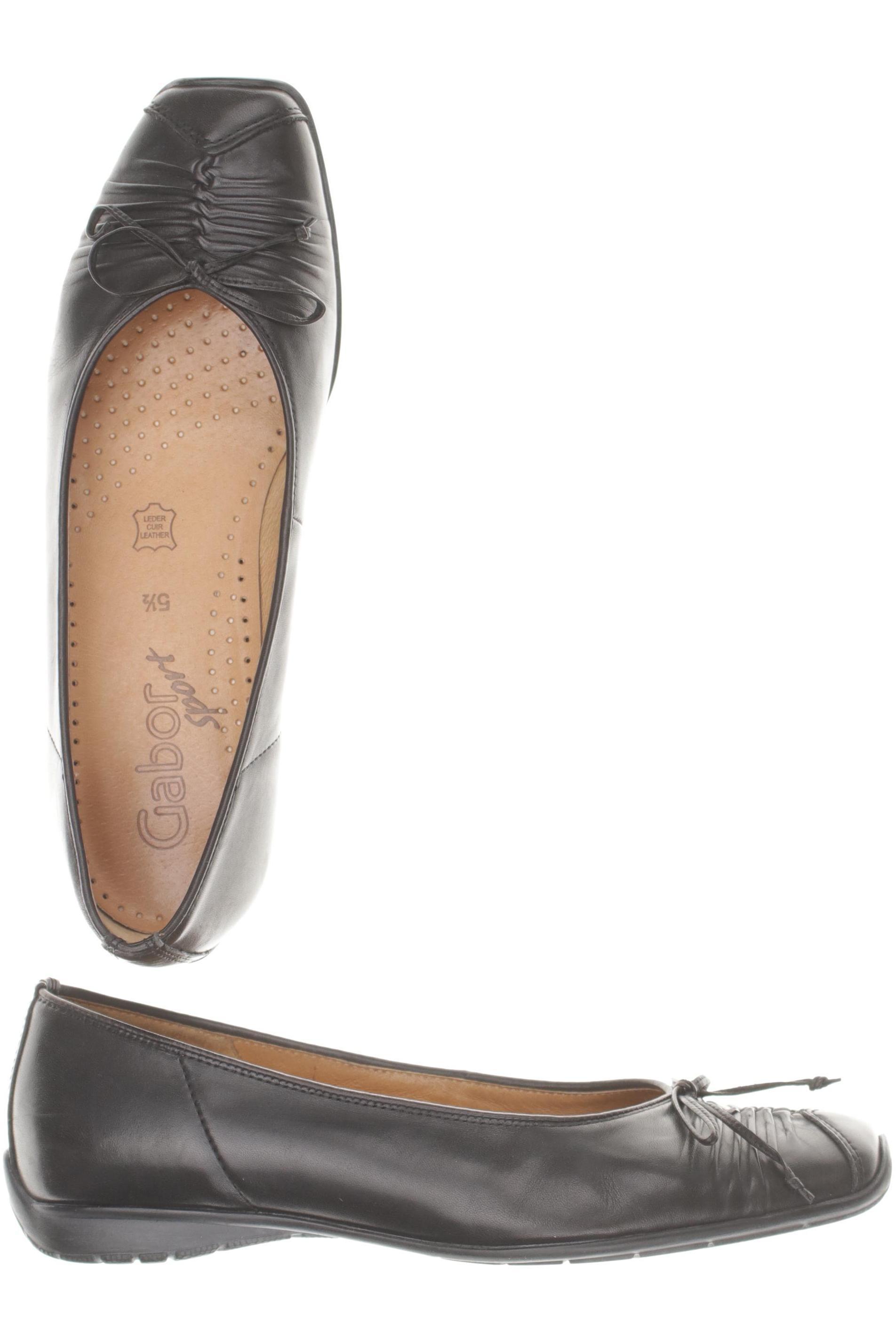 

Gabor Damen Ballerinas, schwarz, Gr. 5.5