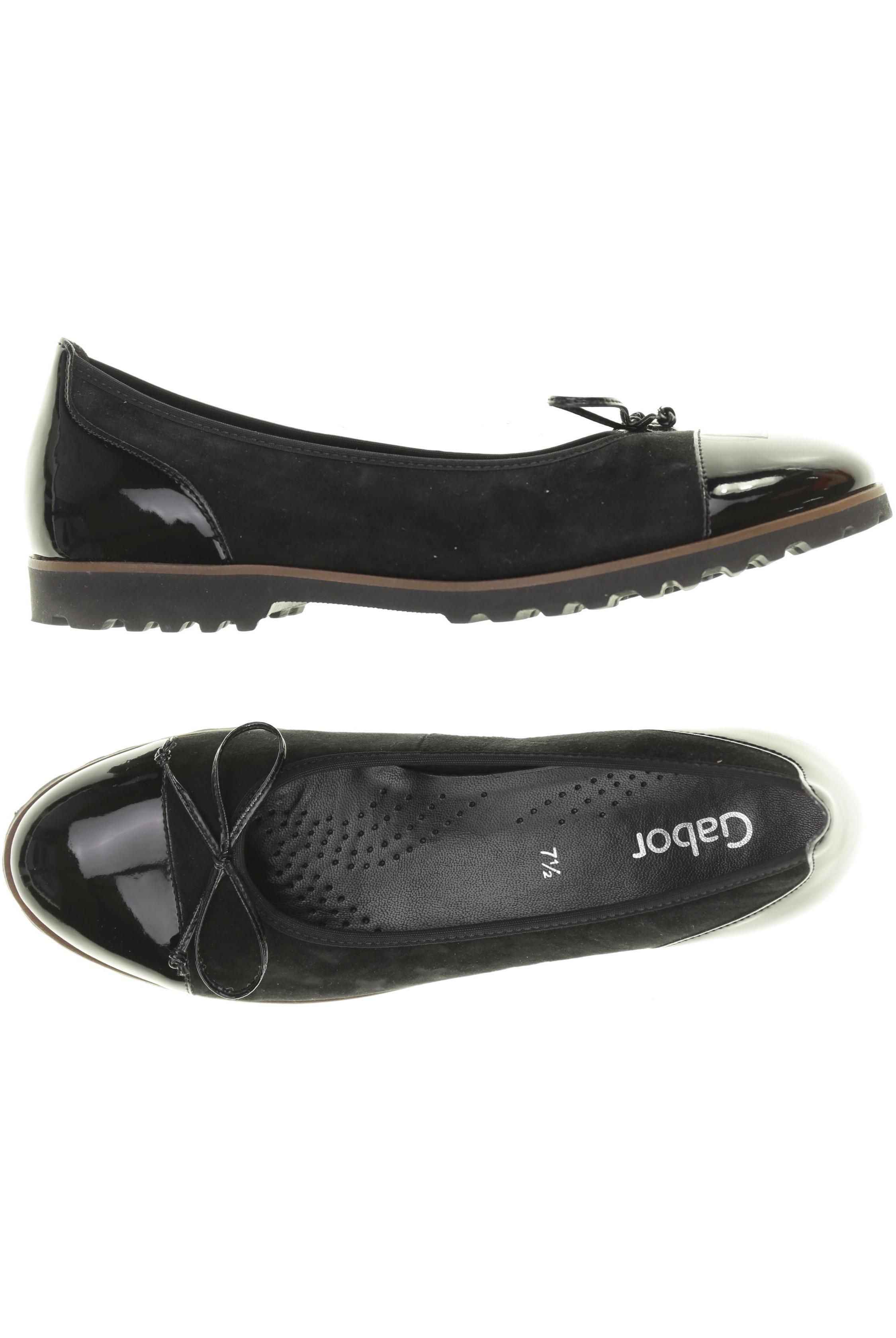 

Gabor Damen Ballerinas, schwarz, Gr. 7.5