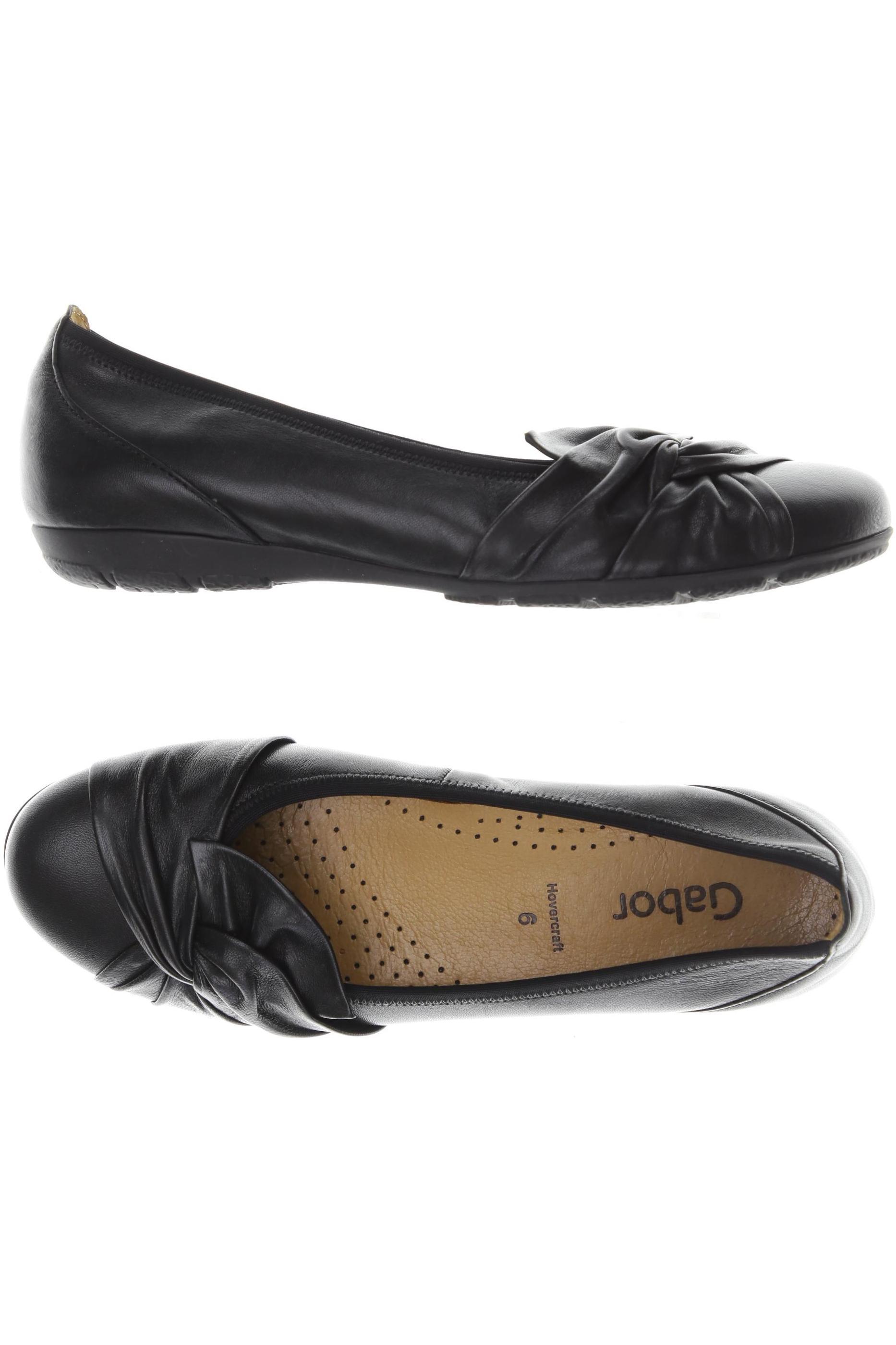 

Gabor Damen Ballerinas, schwarz, Gr. 6