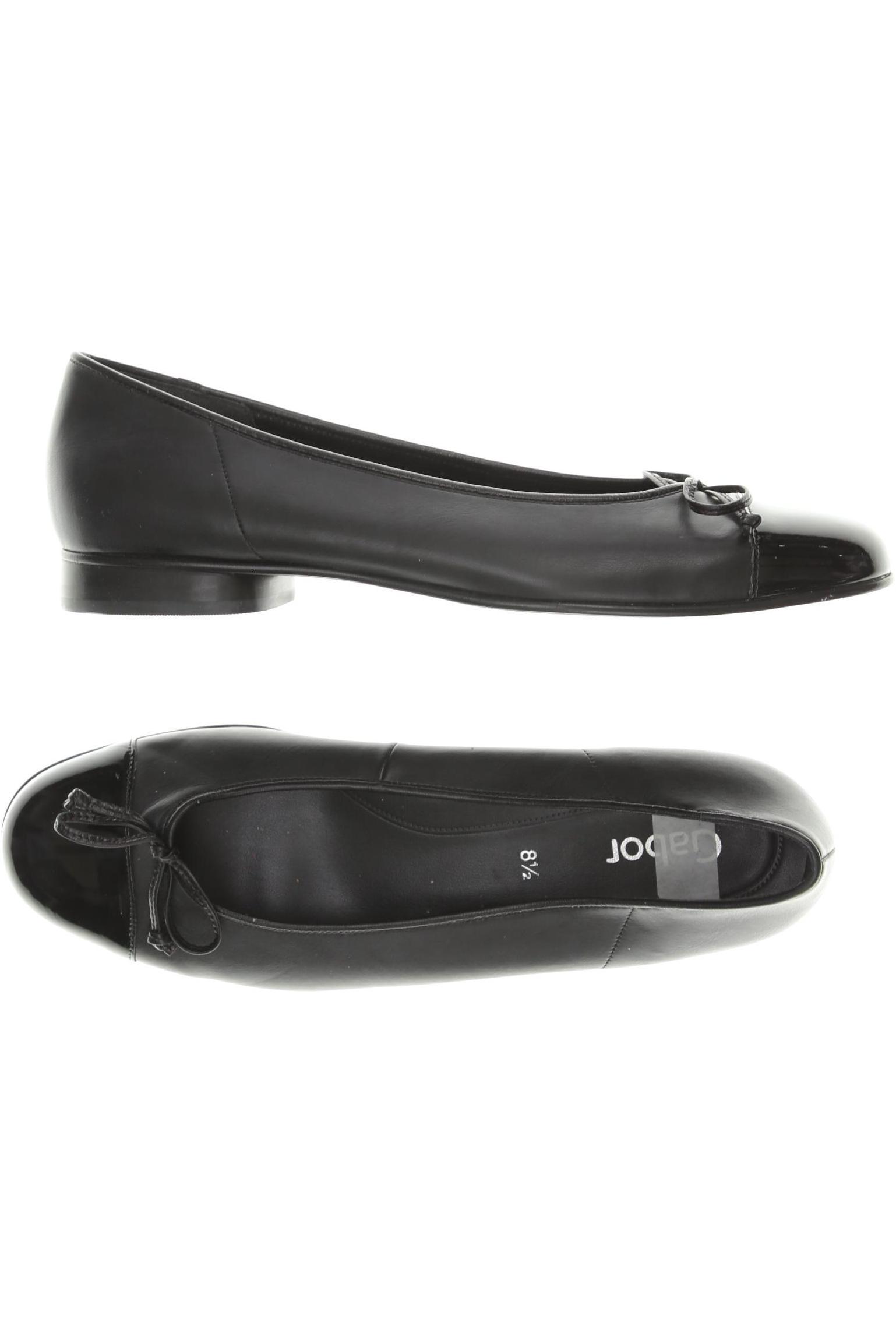

Gabor Damen Ballerinas, schwarz, Gr. 8.5