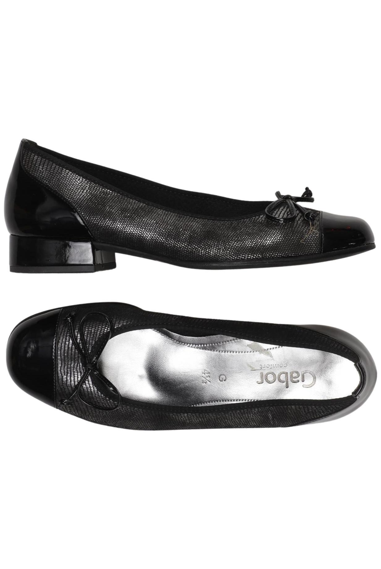 

Gabor Damen Ballerinas, schwarz, Gr. 4.5