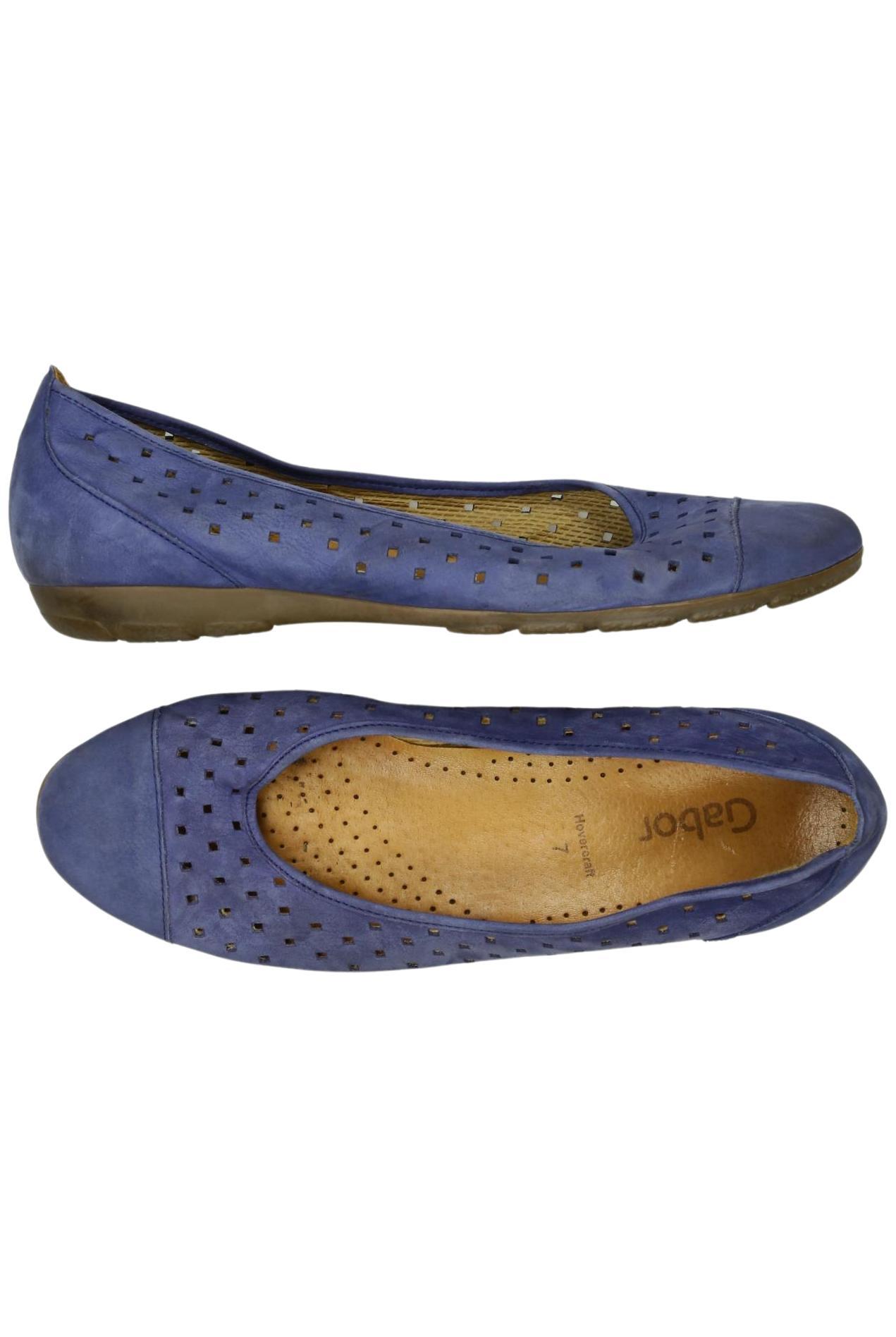 

Gabor Damen Ballerinas, blau, Gr. 7