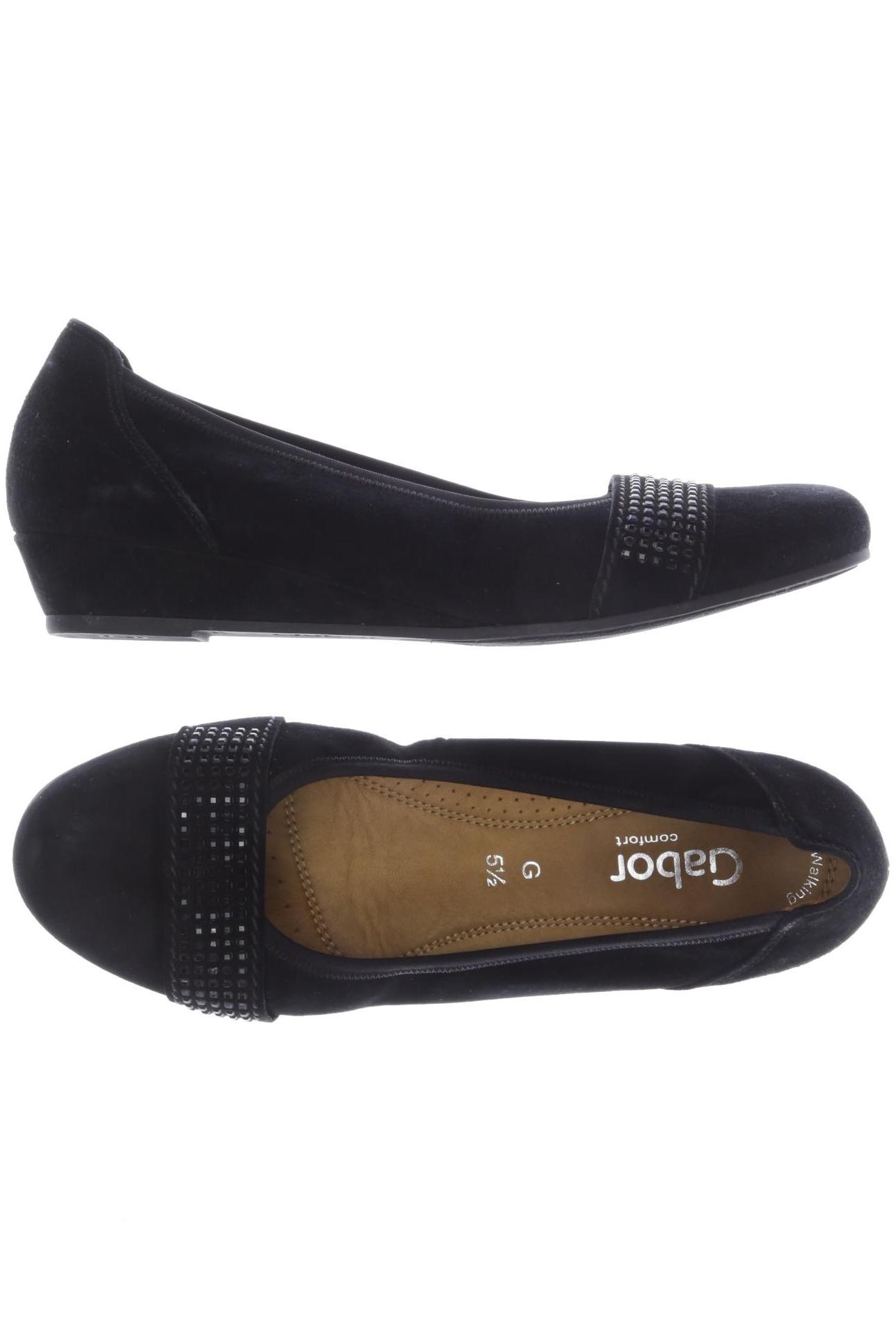 

Gabor Damen Ballerinas, schwarz, Gr. 5.5