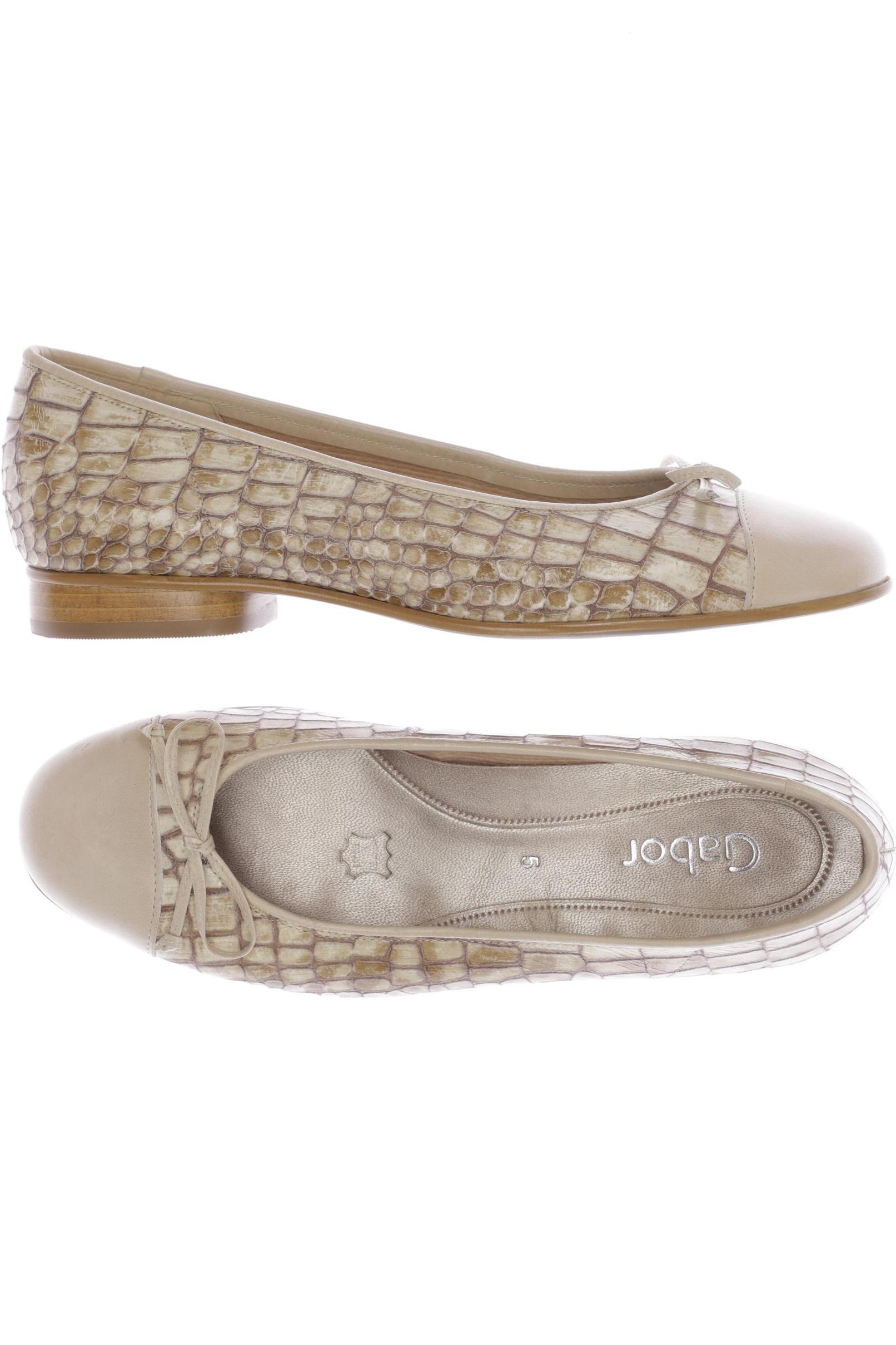 

Gabor Damen Ballerinas, beige, Gr. 5