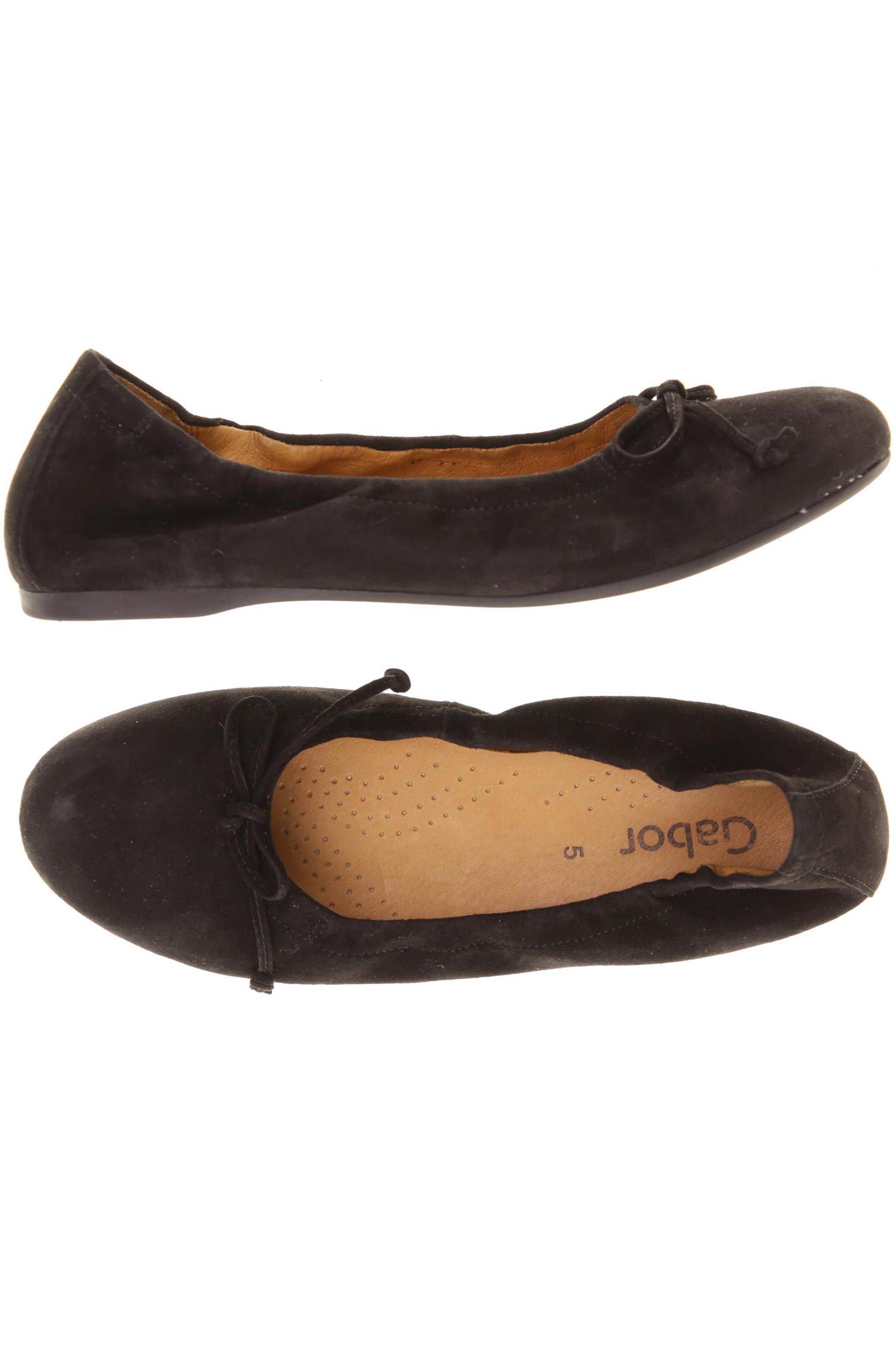 

Gabor Damen Ballerinas, schwarz, Gr. 5
