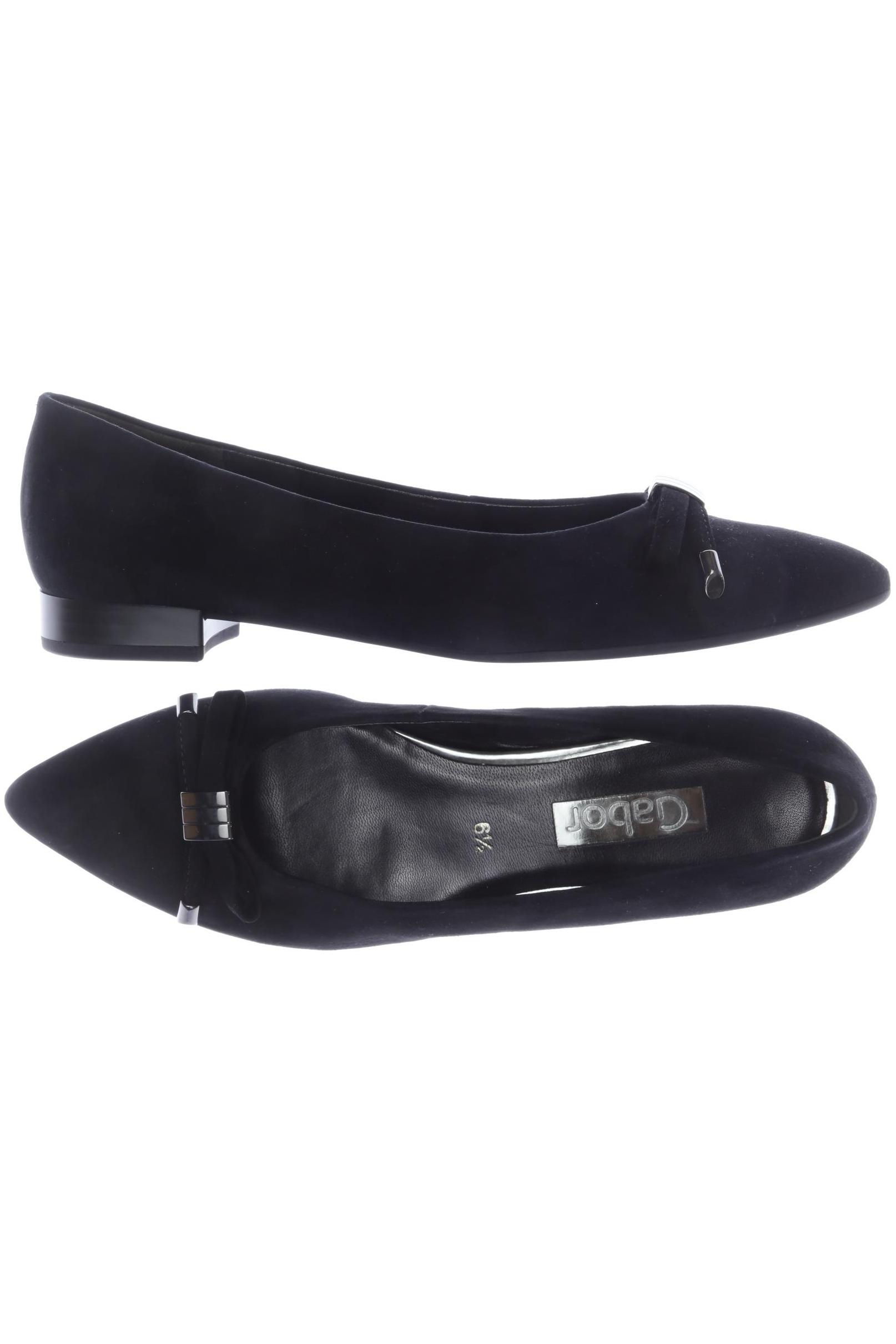 

Gabor Damen Ballerinas, schwarz, Gr. 6.5