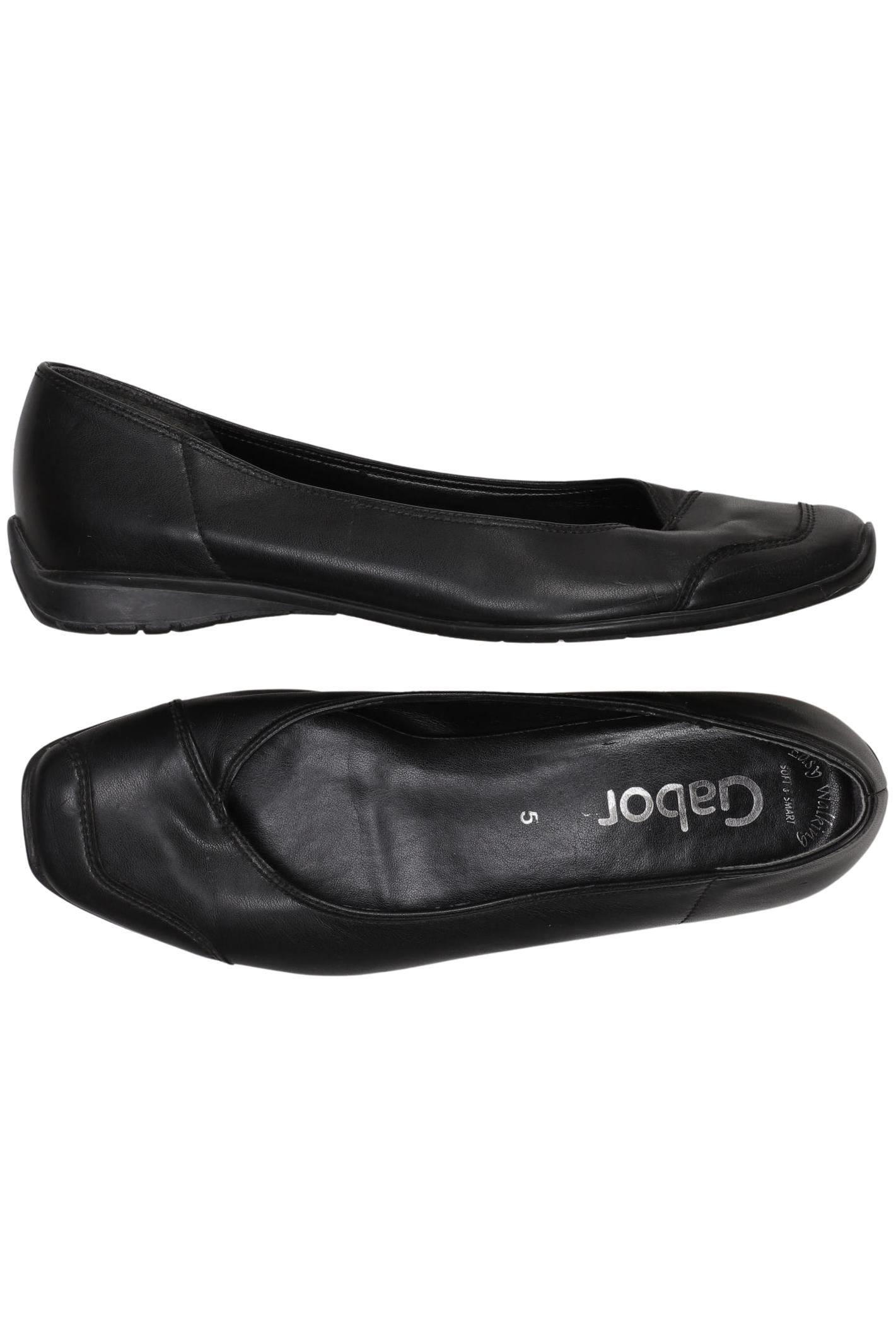 

Gabor Damen Ballerinas, schwarz, Gr. 5