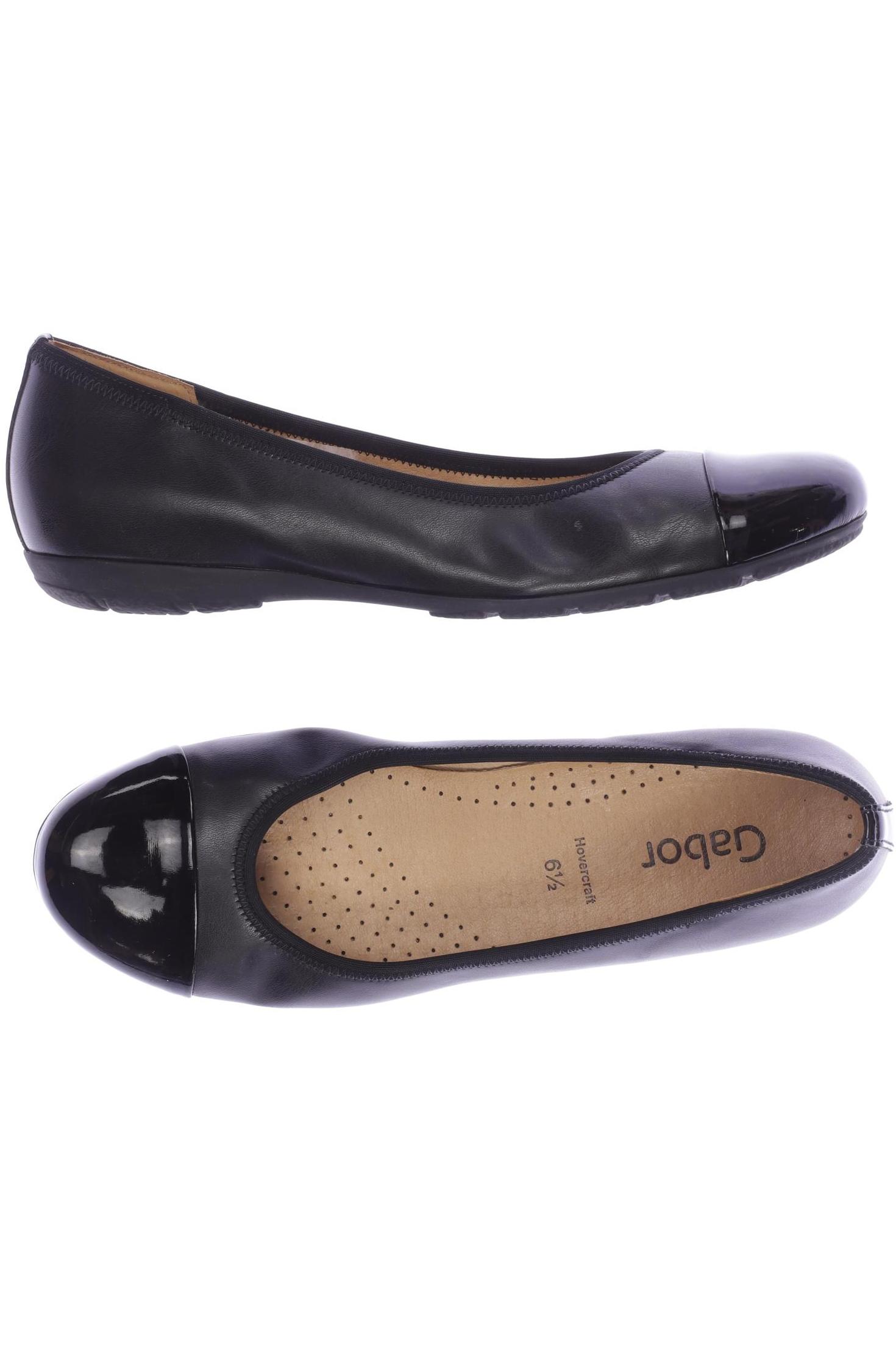 

Gabor Damen Ballerinas, schwarz, Gr. 6.5