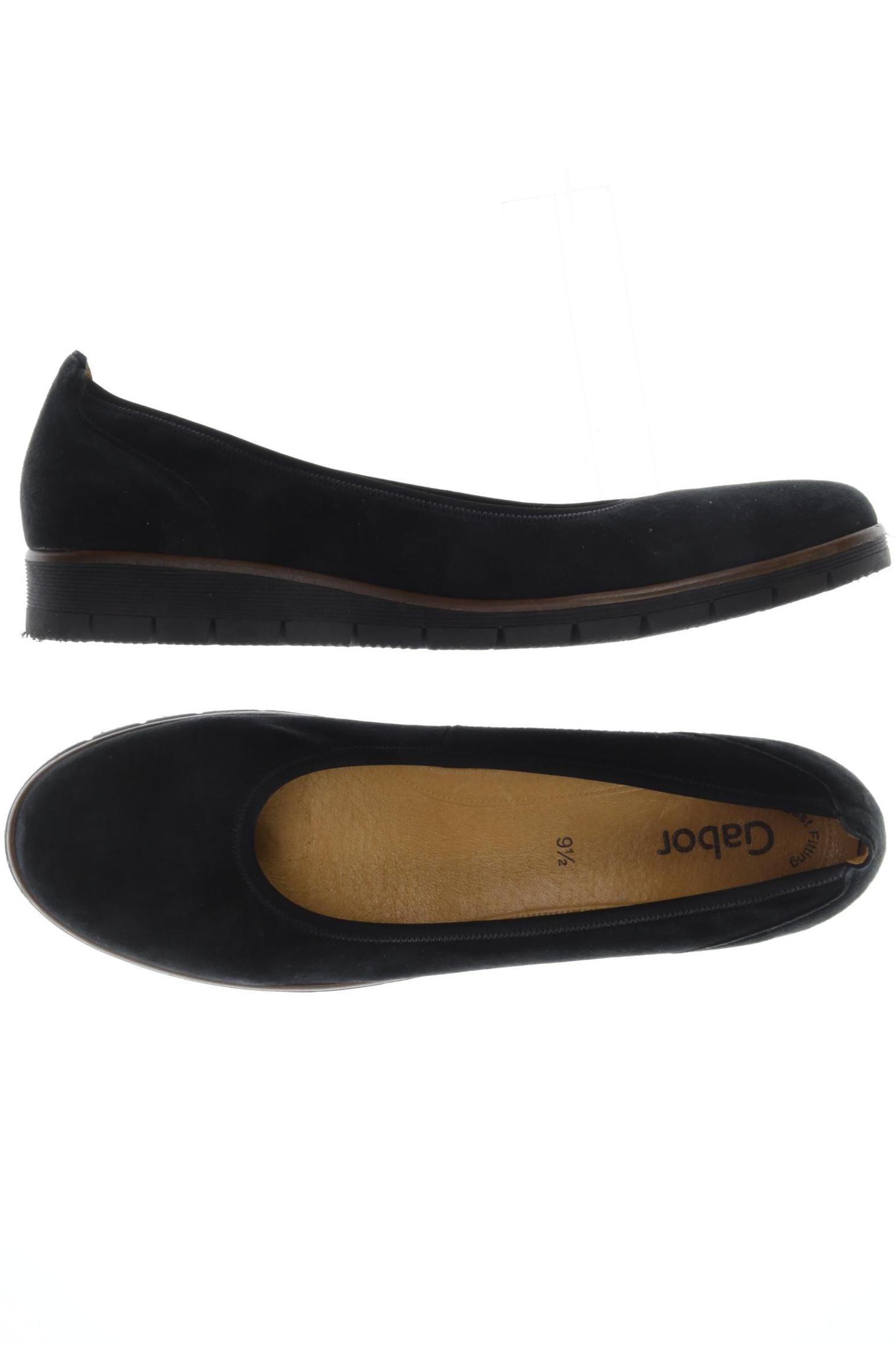 

Gabor Damen Ballerinas, schwarz, Gr. 9.5