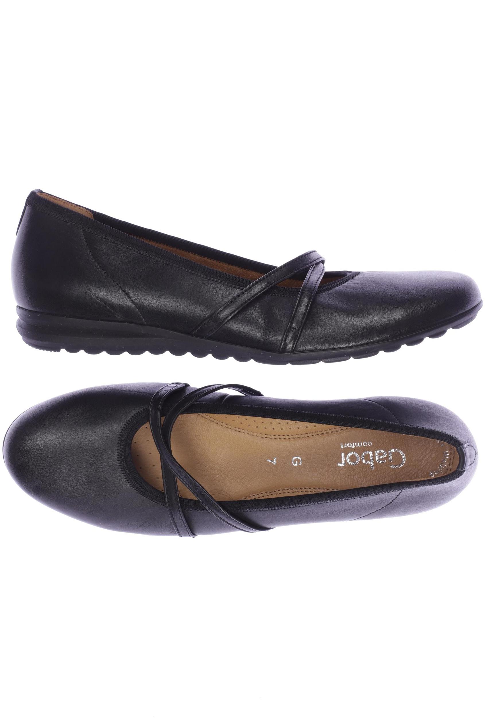 

Gabor Damen Ballerinas, schwarz, Gr. 7