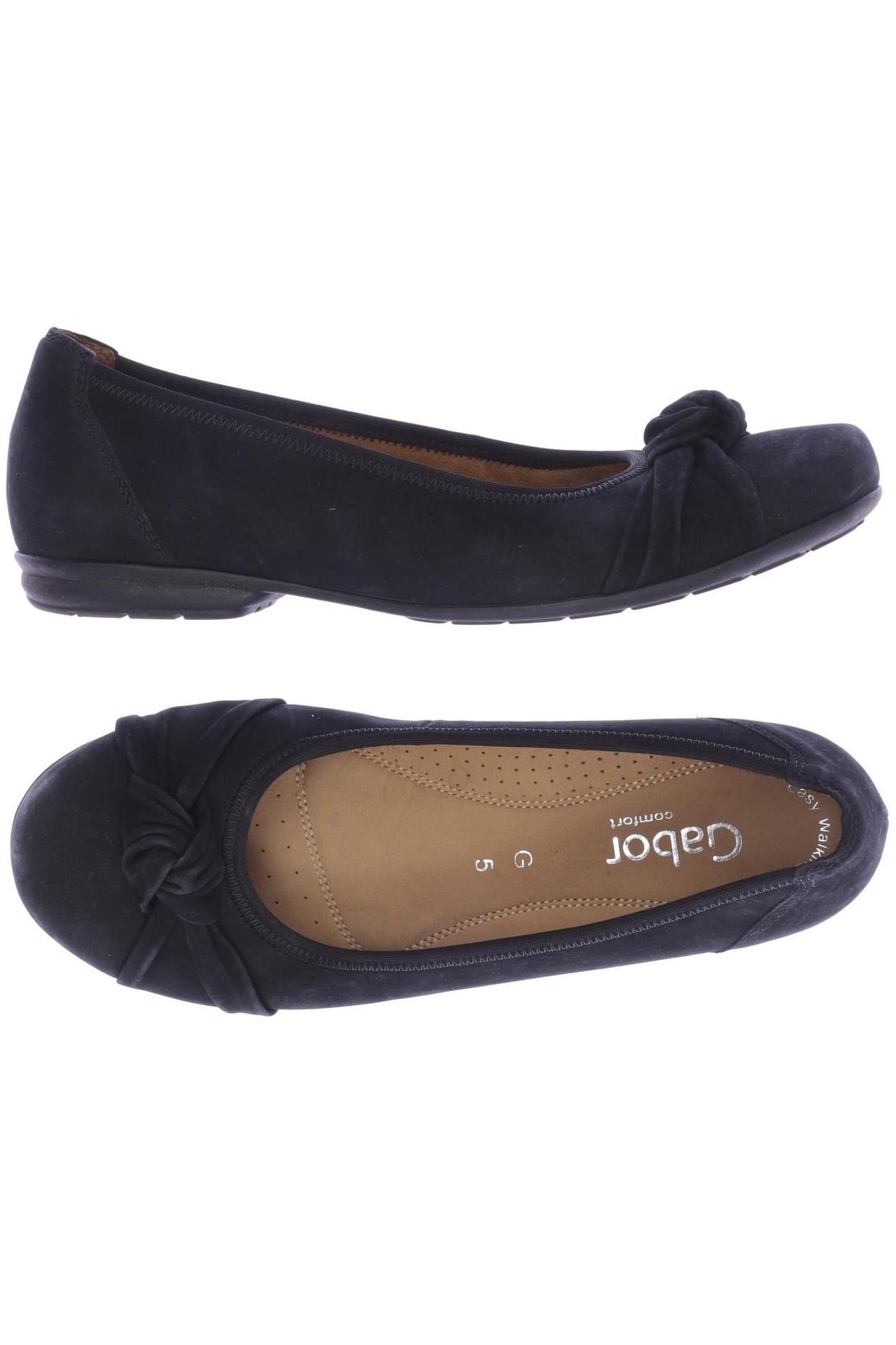 

Gabor Damen Ballerinas, schwarz, Gr. 5