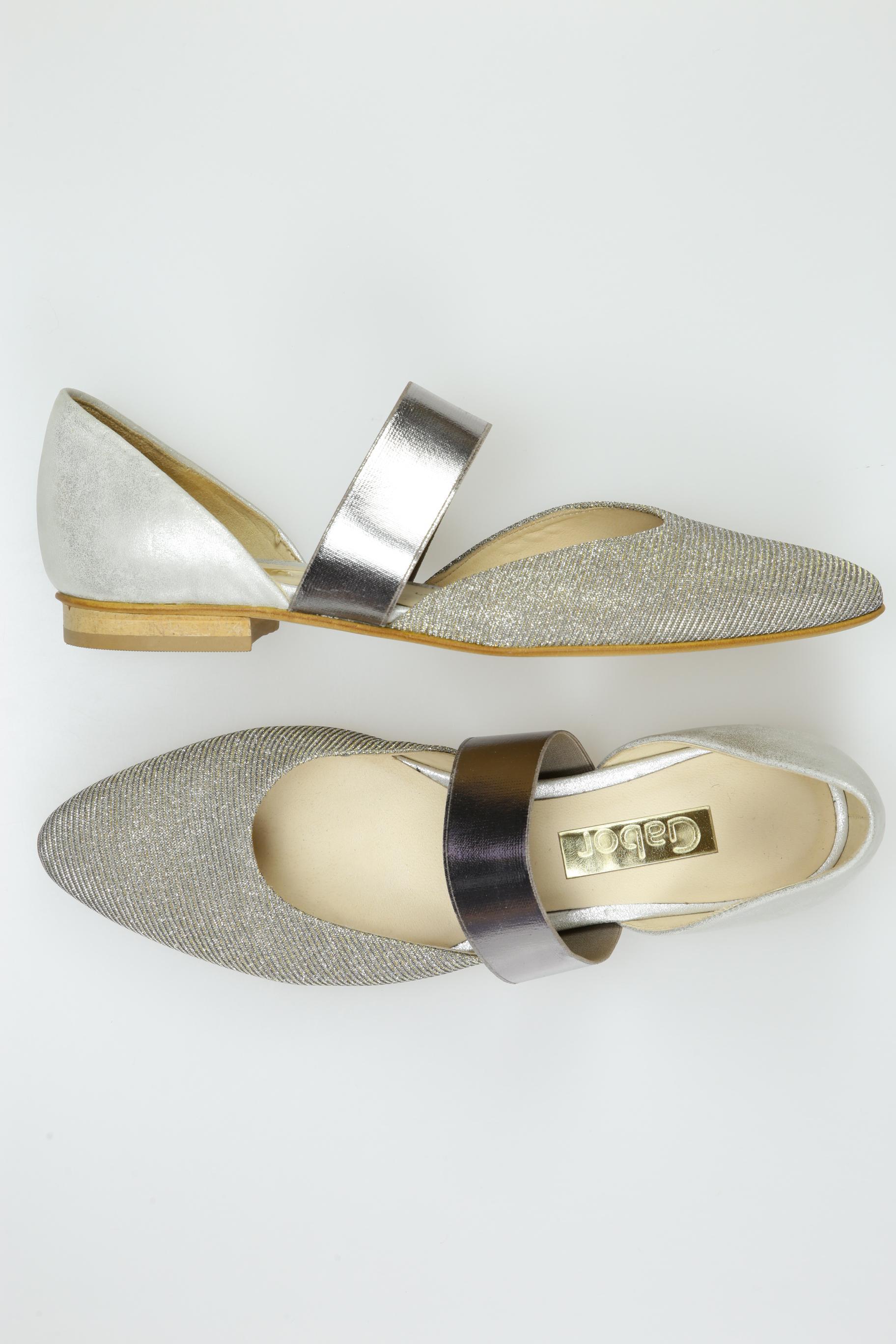 

Gabor Damen Ballerinas, silber, Gr. 5