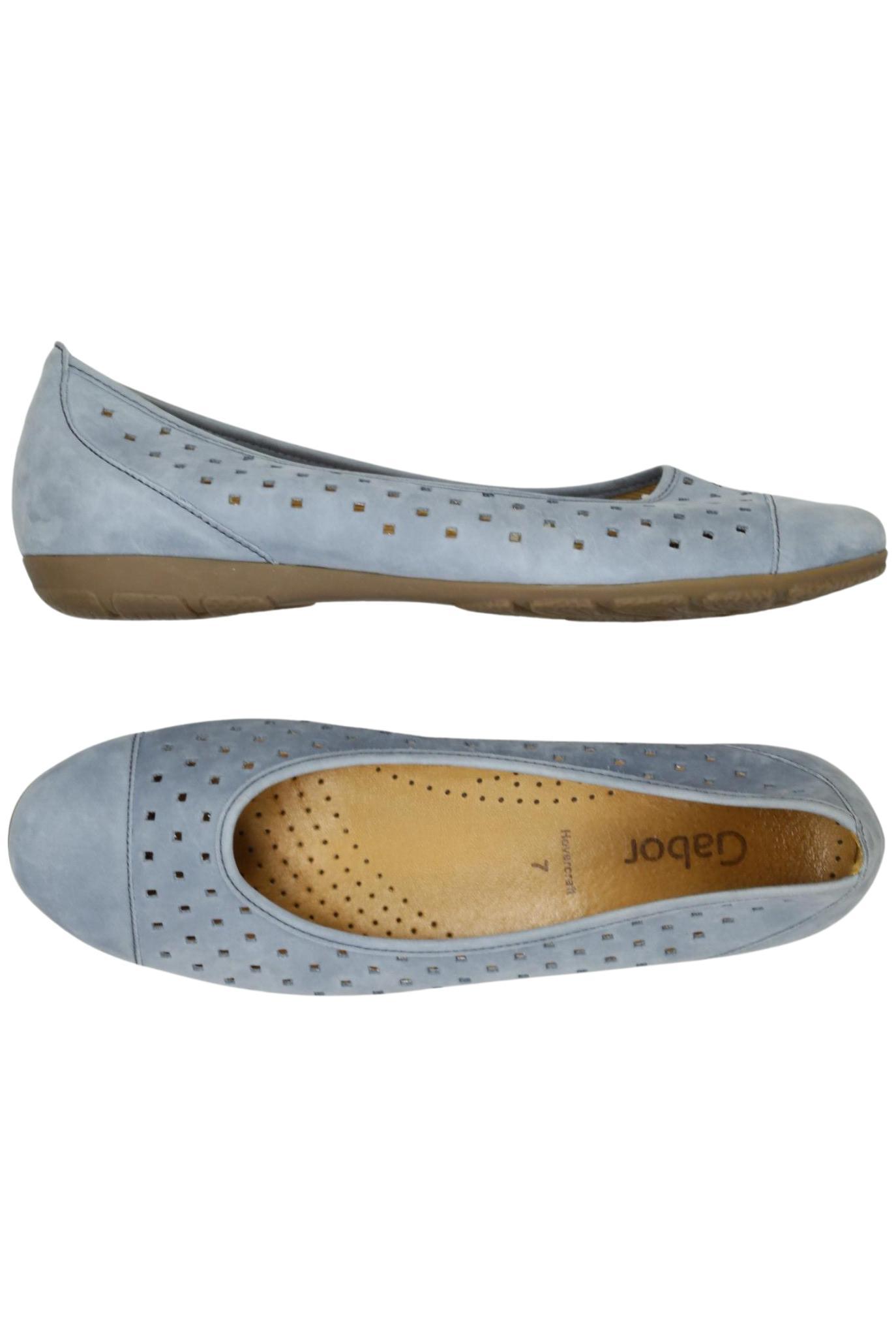 

Gabor Damen Ballerinas, hellblau, Gr. 7