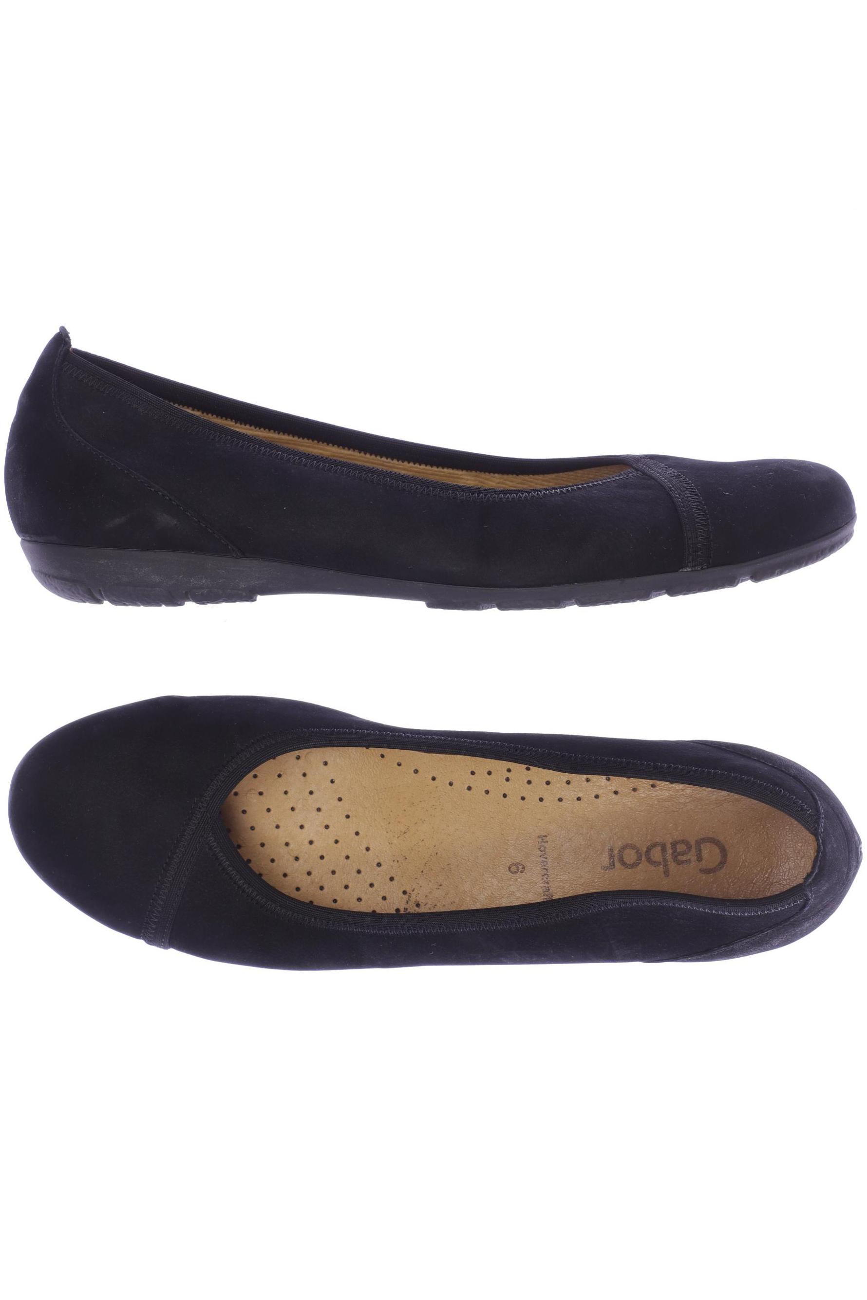 

Gabor Damen Ballerinas, schwarz, Gr. 6