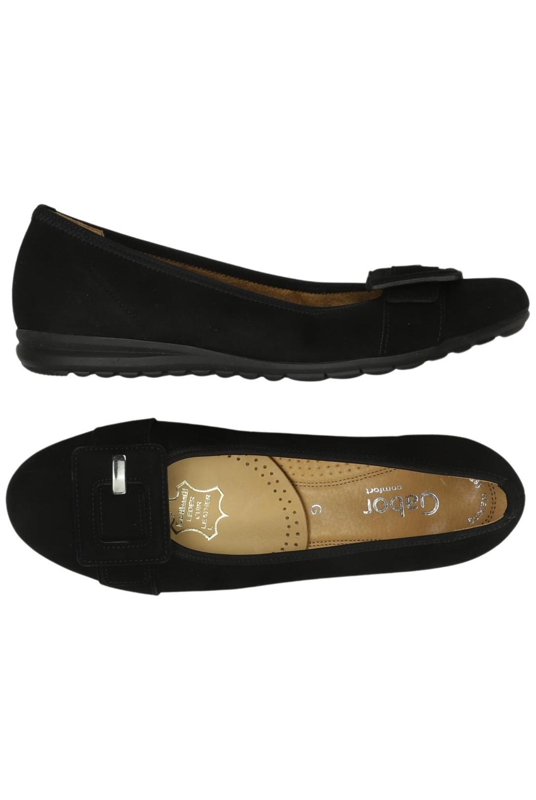 

Gabor Damen Ballerinas, schwarz, Gr. 6.5