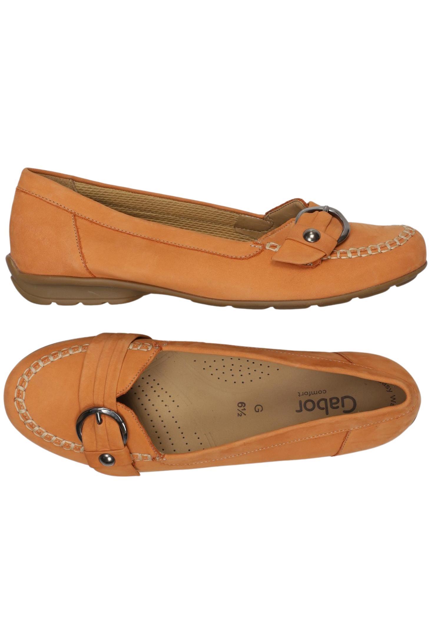 Thumbnail - Gabor Damen Ballerinas, orange, Gr. 6.5