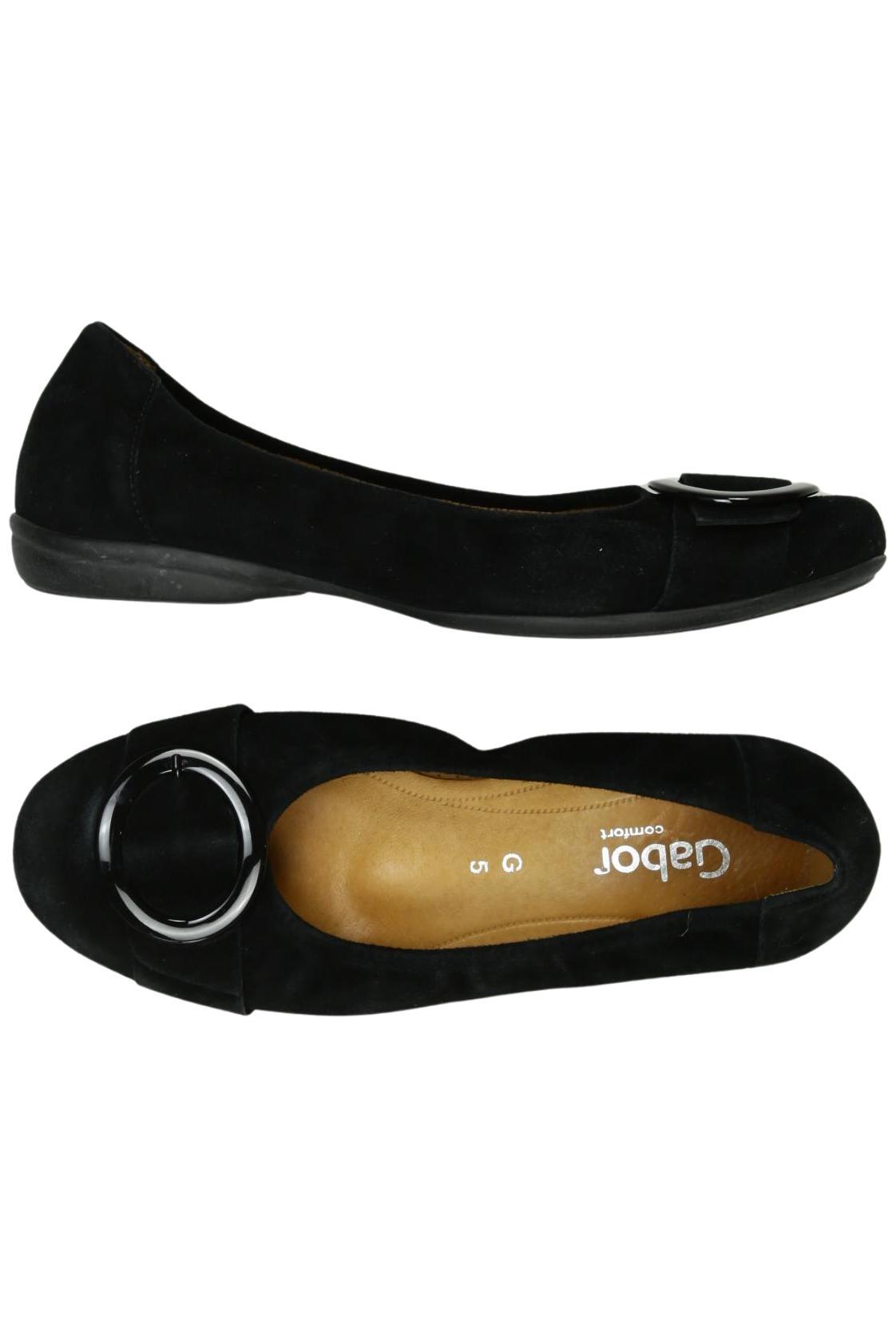 

Gabor Damen Ballerinas, schwarz, Gr. 5