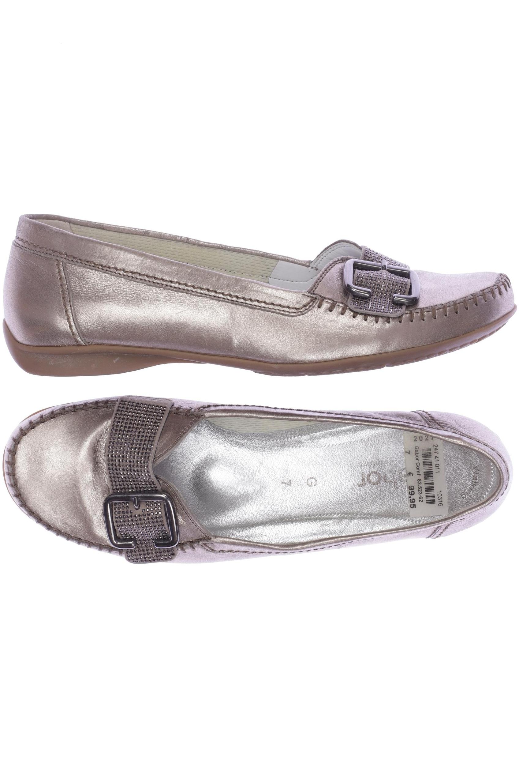 

Gabor Damen Ballerinas, gold, Gr. 7