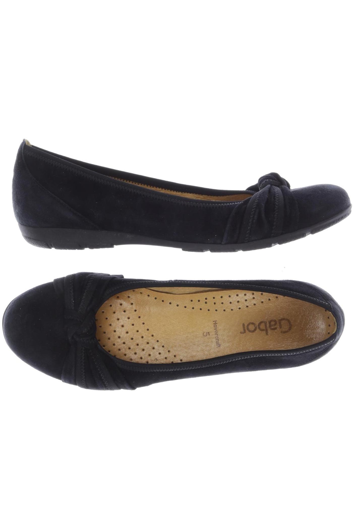 

Gabor Damen Ballerinas, schwarz, Gr. 5