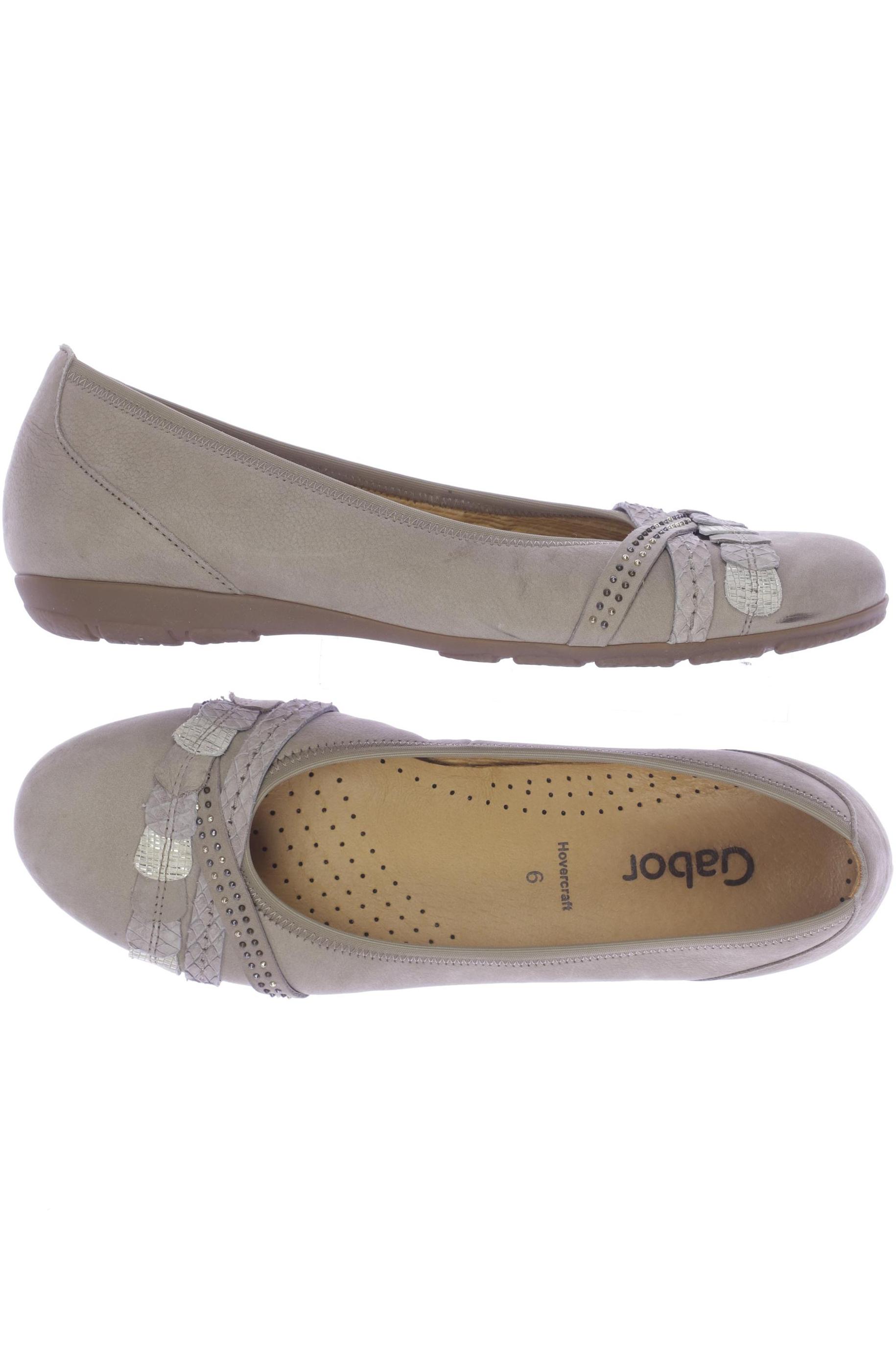 

Gabor Damen Ballerinas, beige, Gr. 6