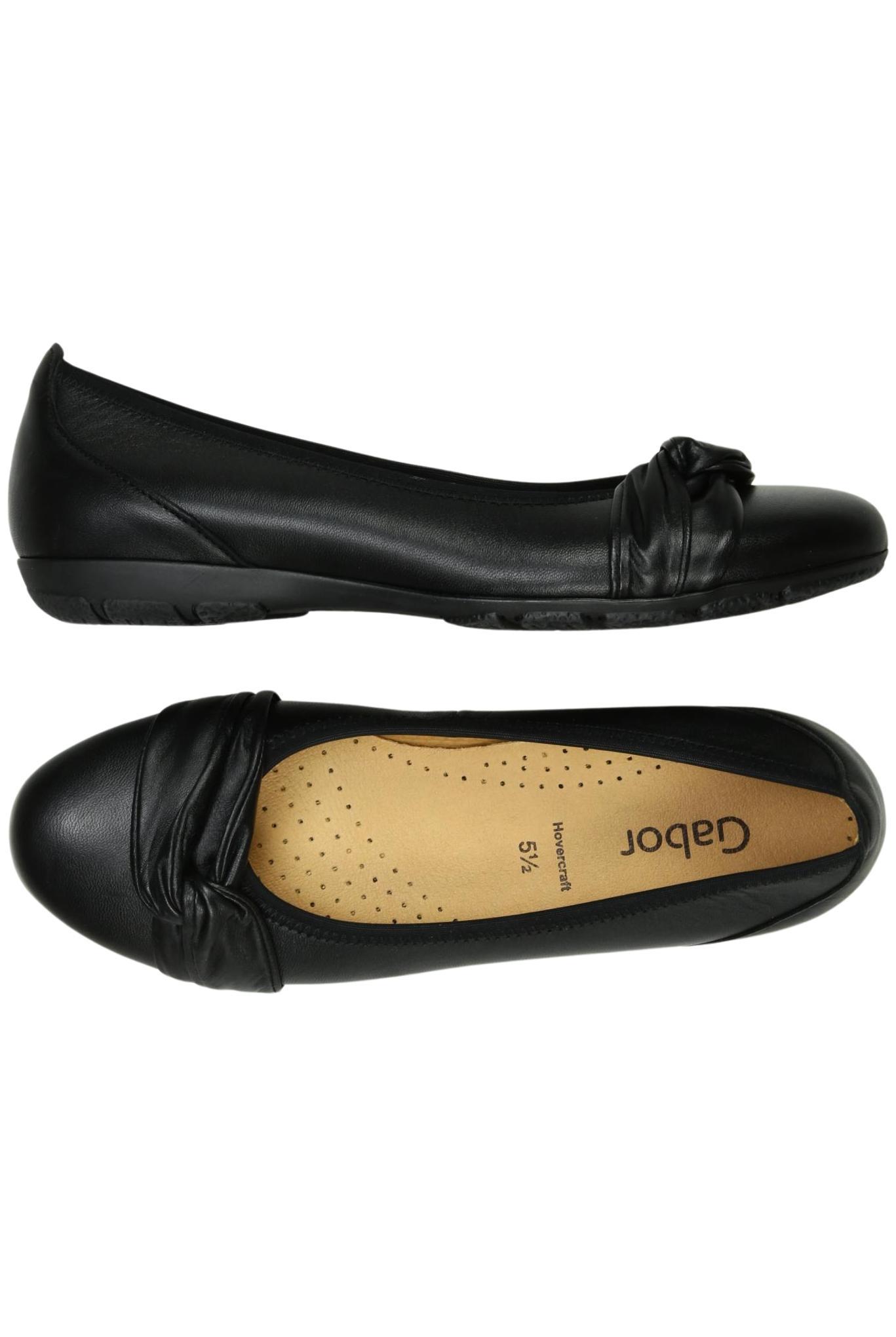 

Gabor Damen Ballerinas, schwarz, Gr. 5.5