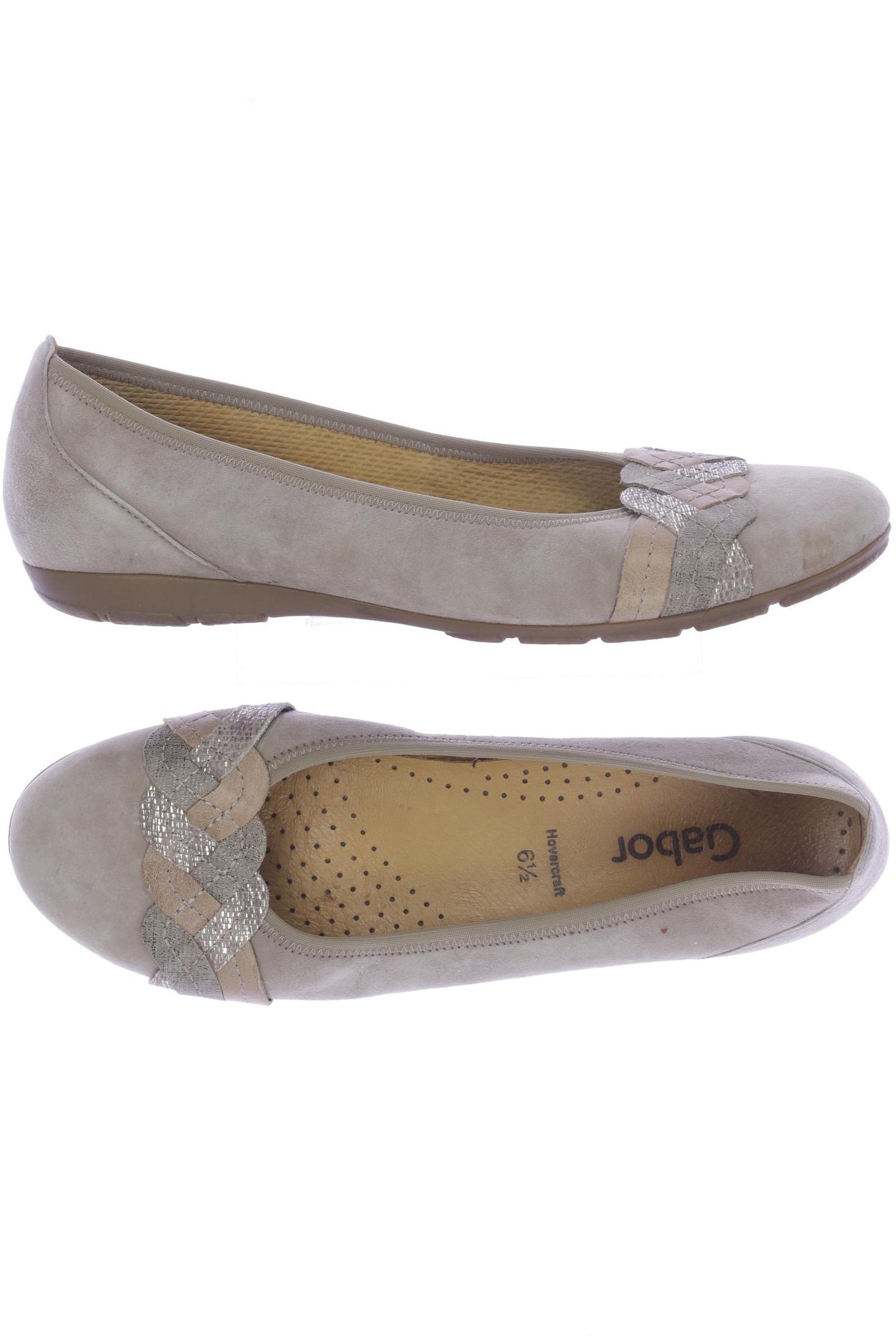 

Gabor Damen Ballerinas, beige, Gr. 6.5