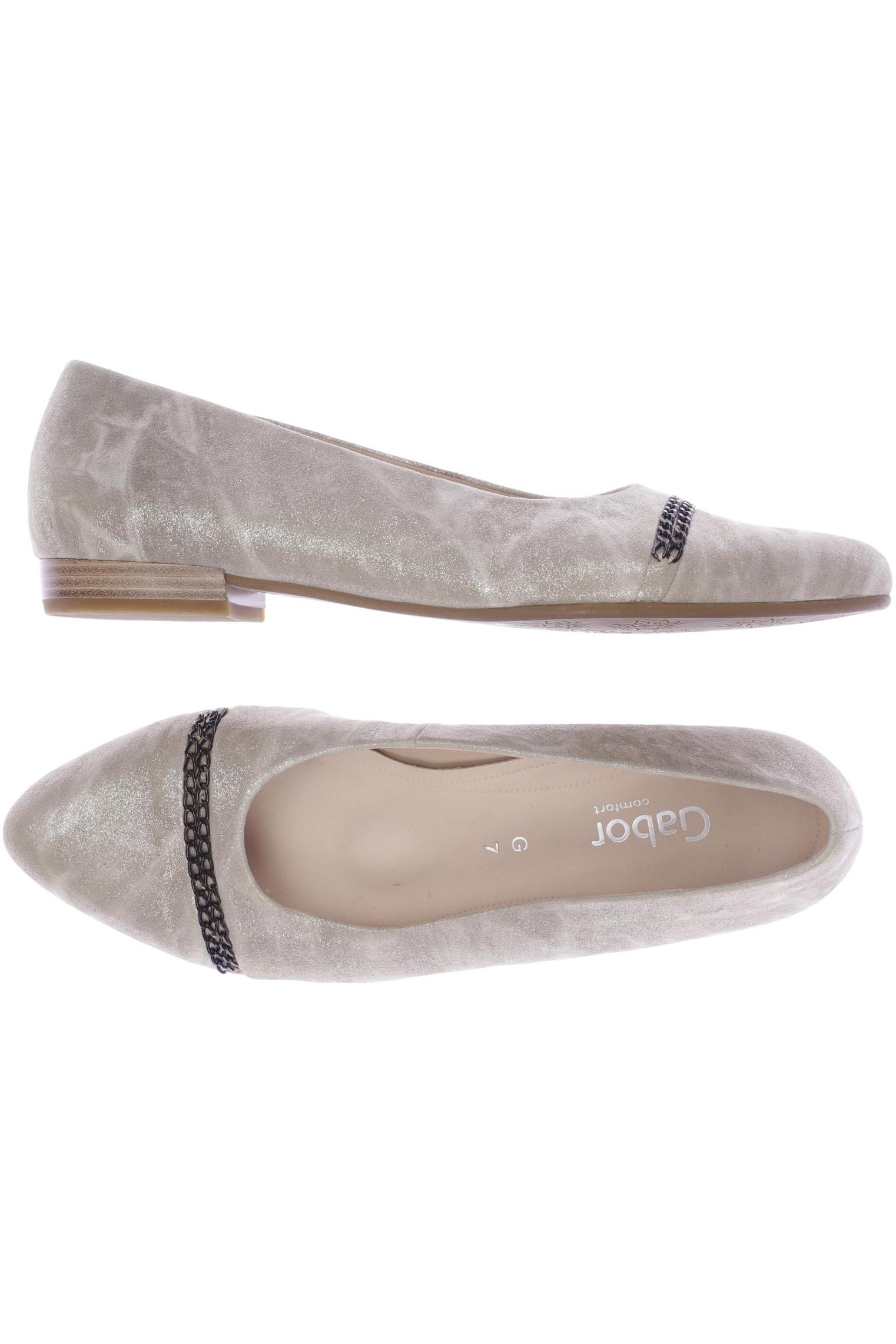

Gabor Damen Ballerinas, beige, Gr. 7