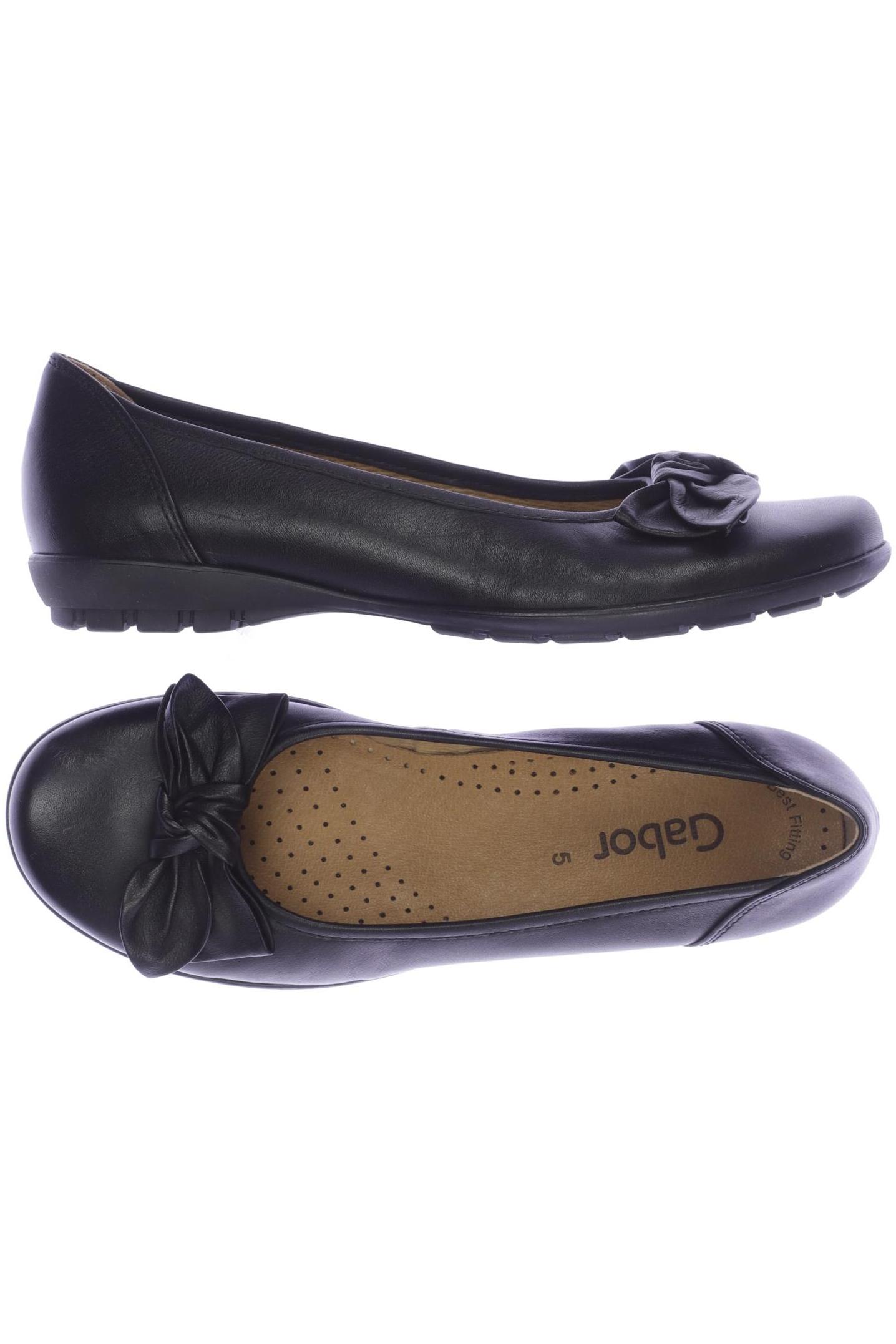 

Gabor Damen Ballerinas, schwarz, Gr. 5