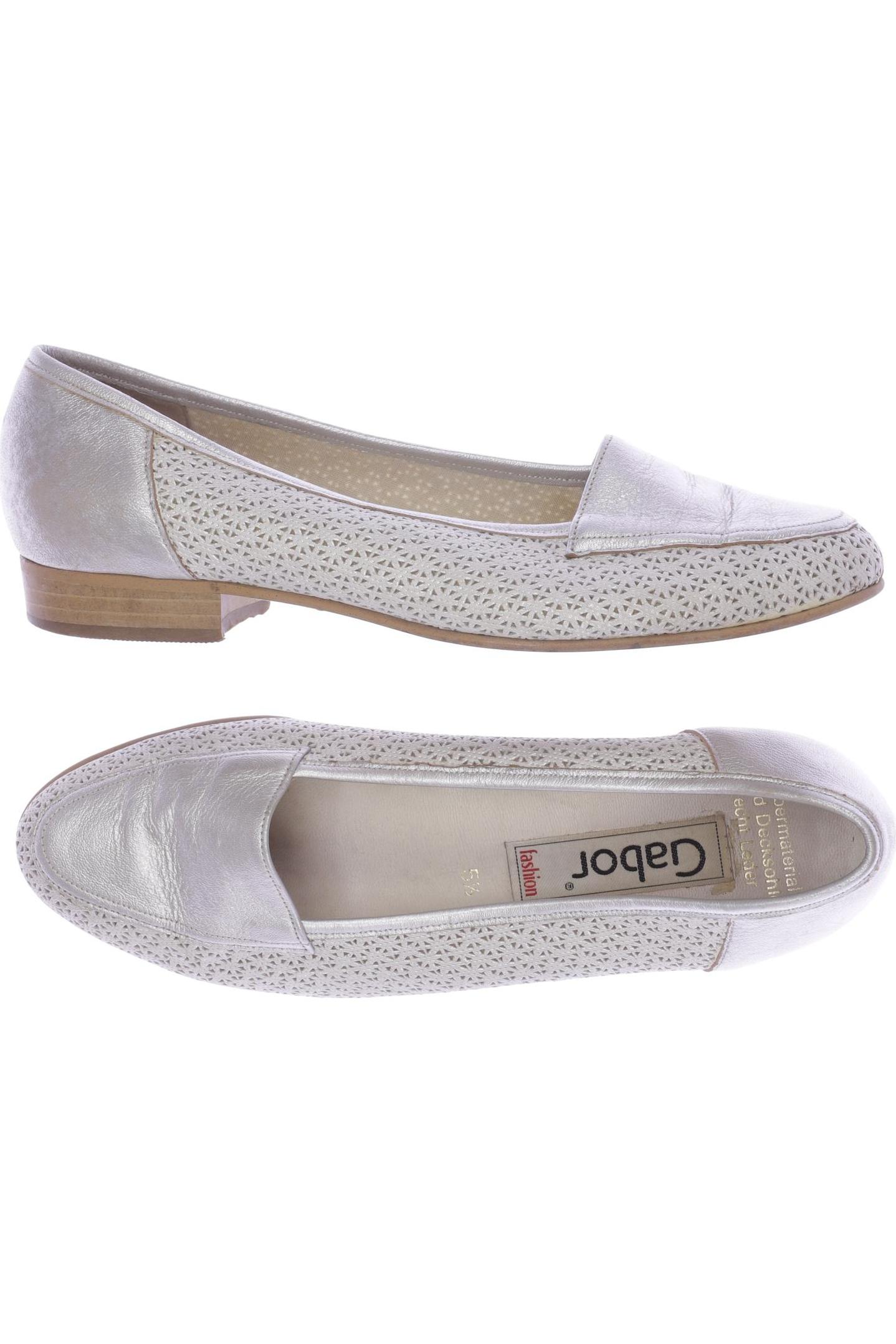 

Gabor Damen Ballerinas, silber, Gr. 5.5