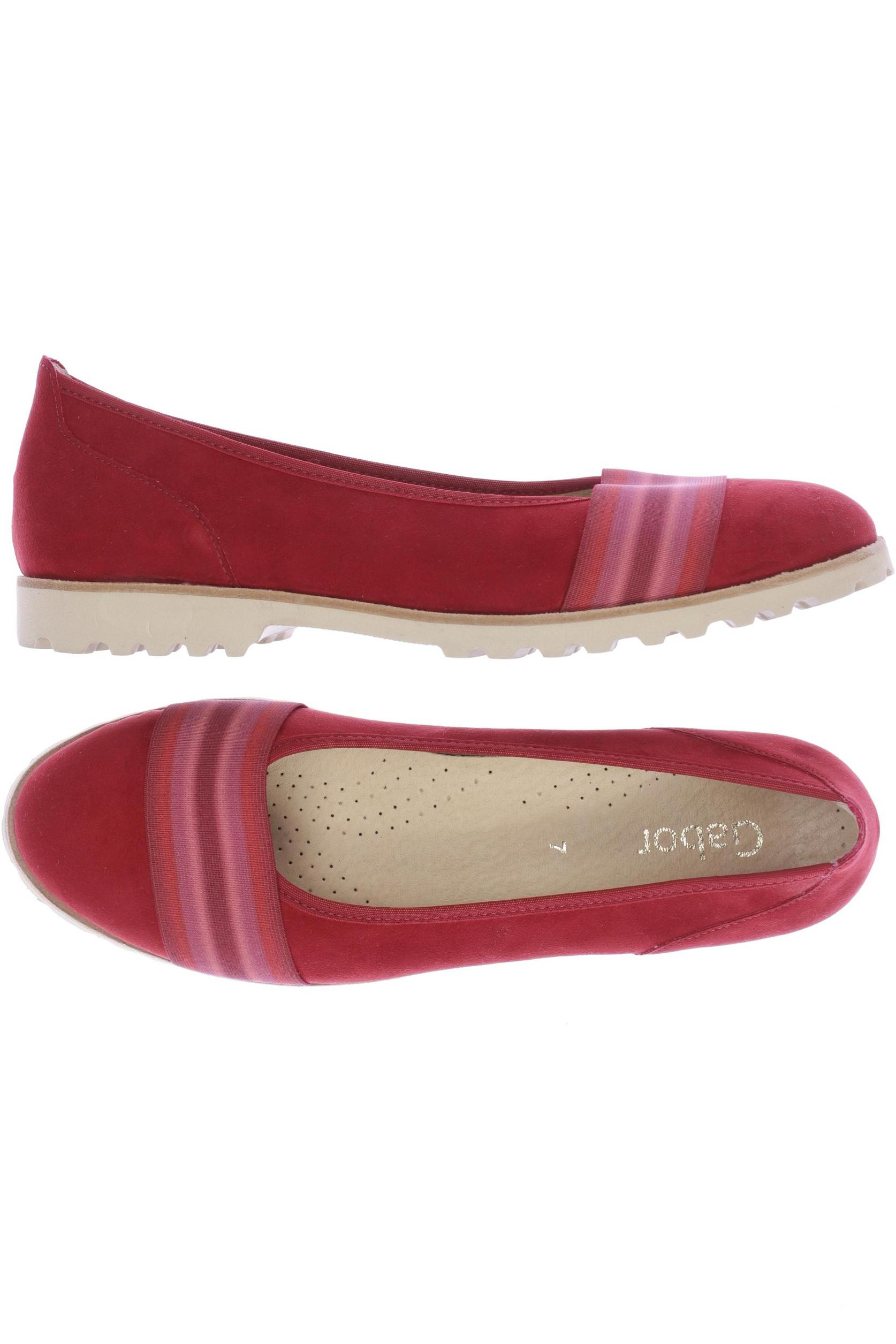 

Gabor Damen Ballerinas, rot, Gr. 7