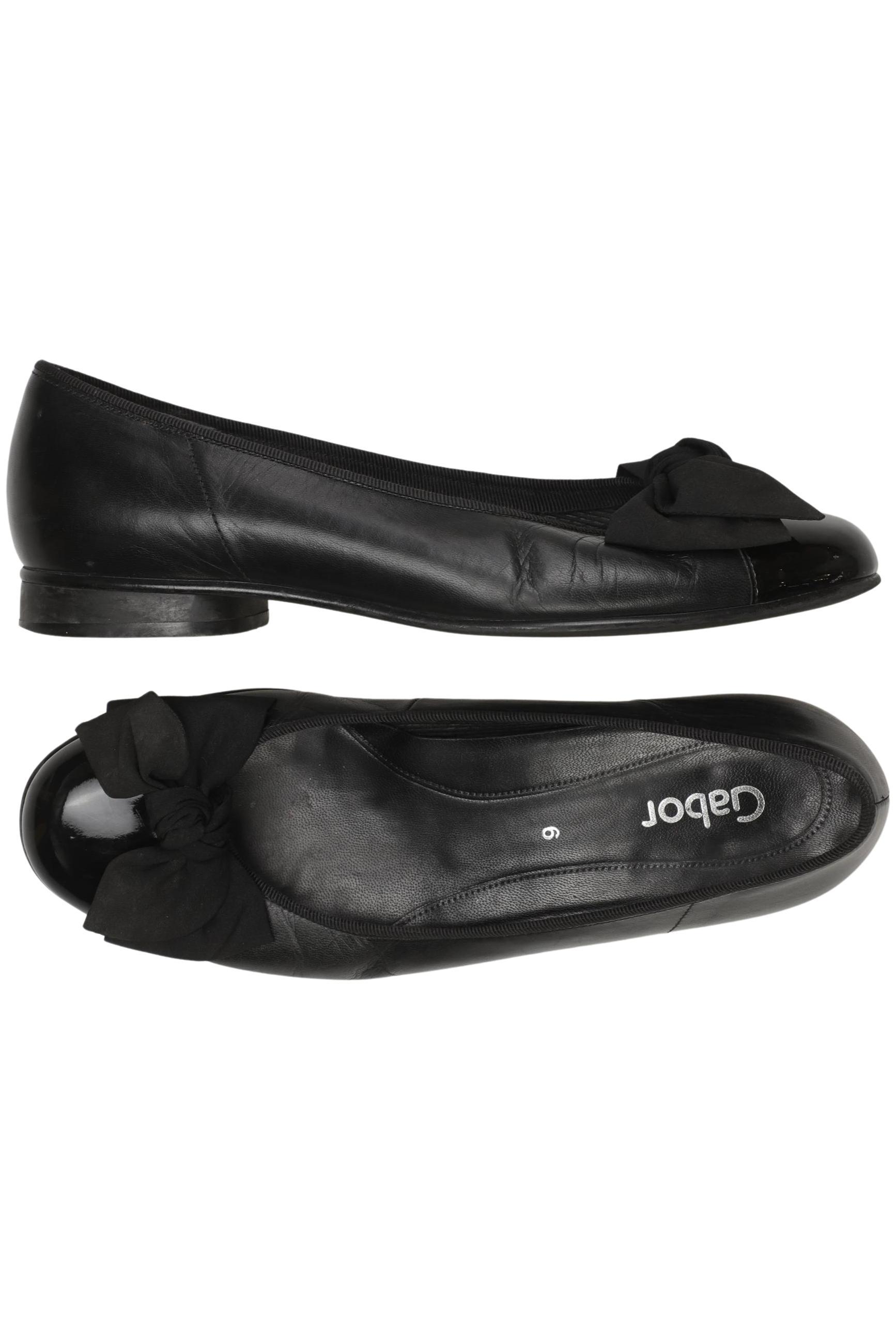 

Gabor Damen Ballerinas, schwarz, Gr. 6