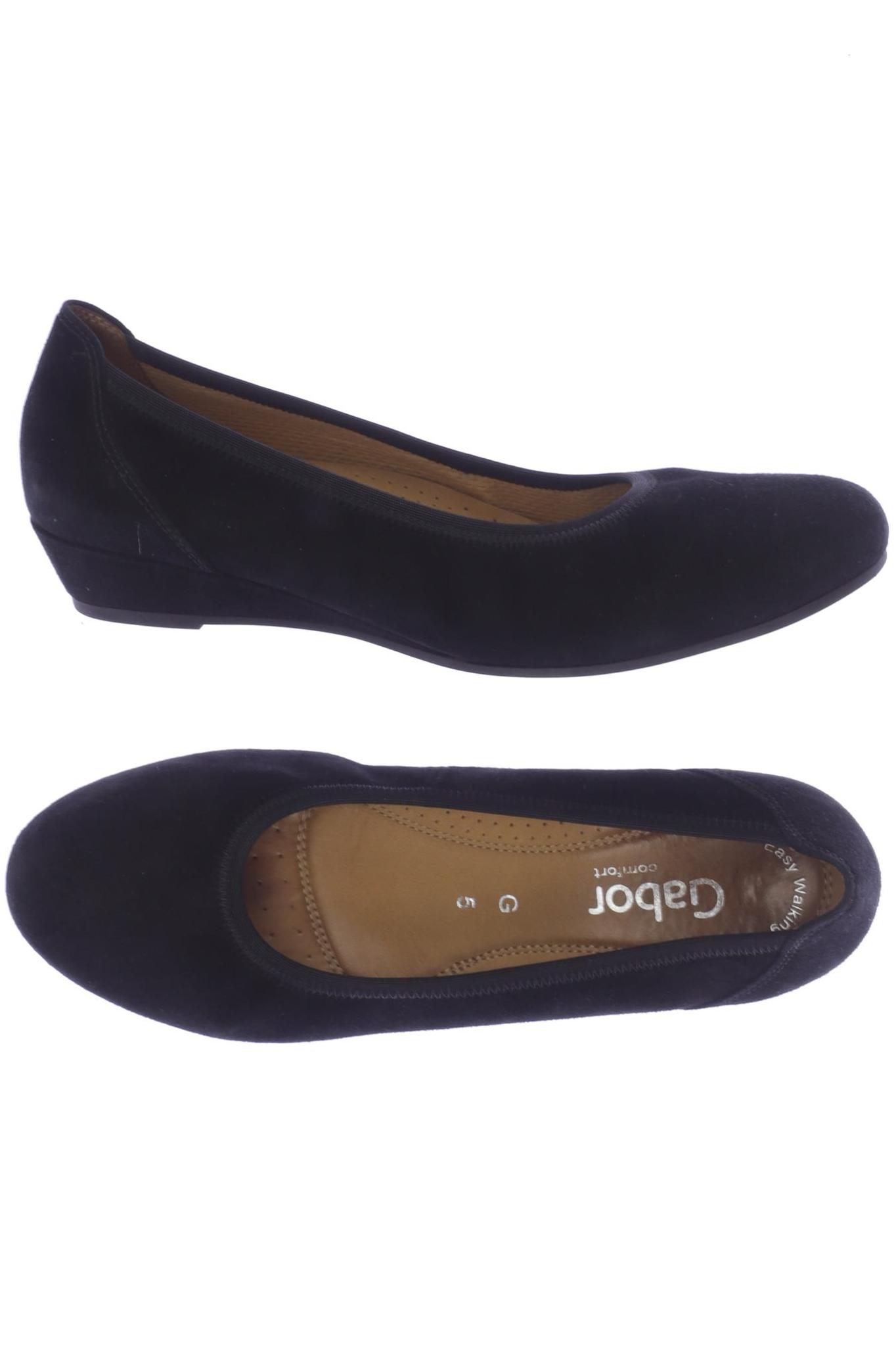 

Gabor Damen Ballerinas, schwarz, Gr. 5