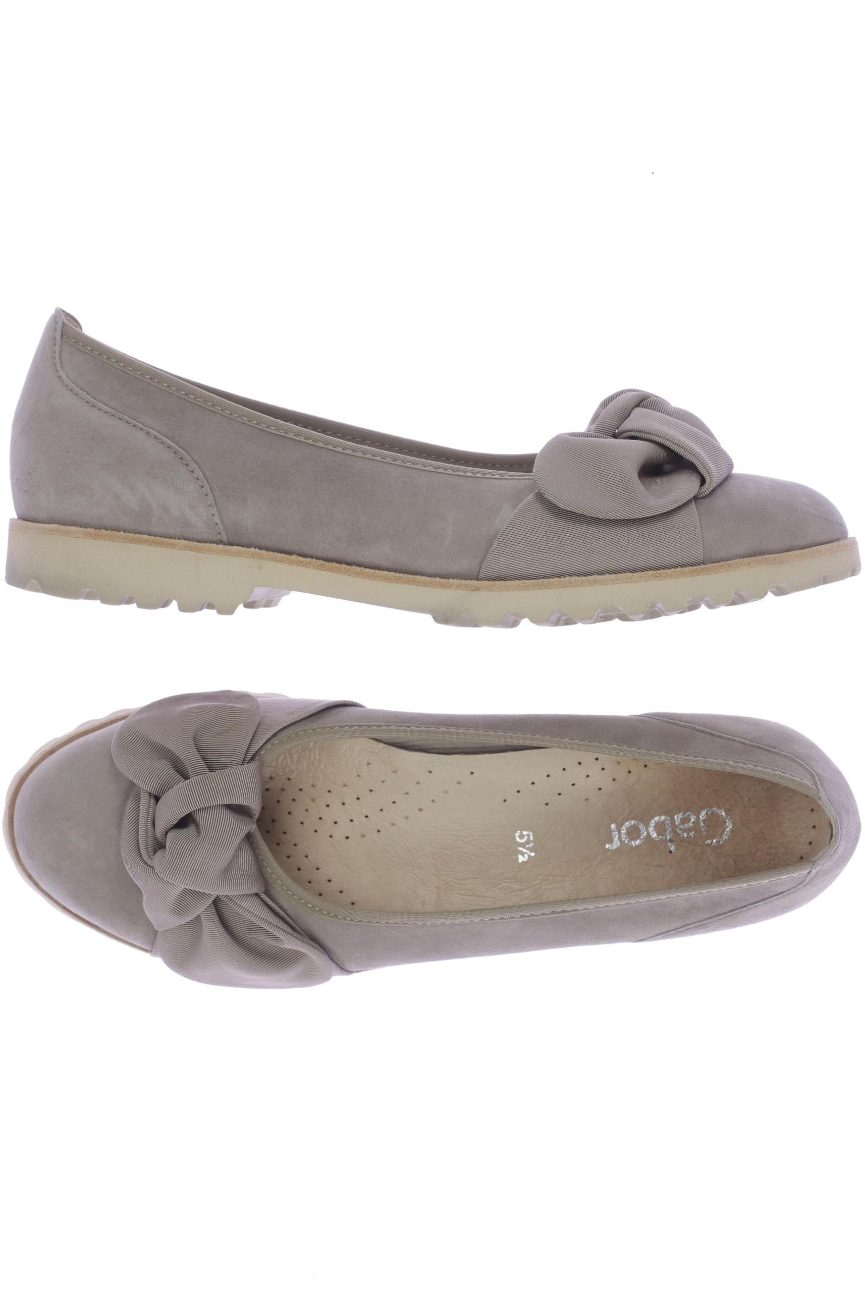 

Gabor Damen Ballerinas, beige, Gr. 5.5