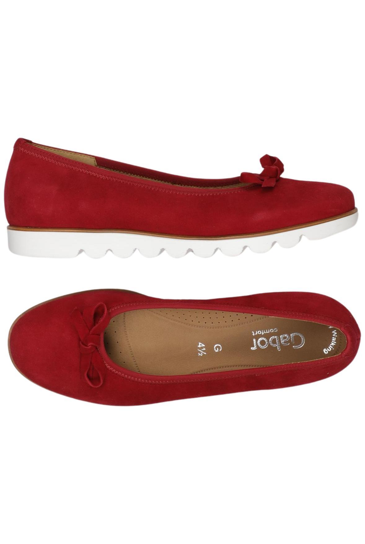 

Gabor Damen Ballerinas, rot, Gr. 4.5