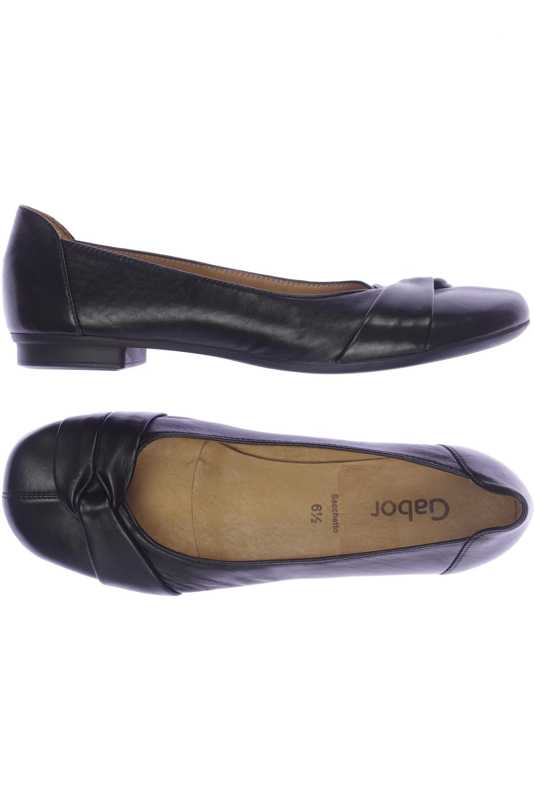 

Gabor Damen Ballerinas, schwarz, Gr. 6.5