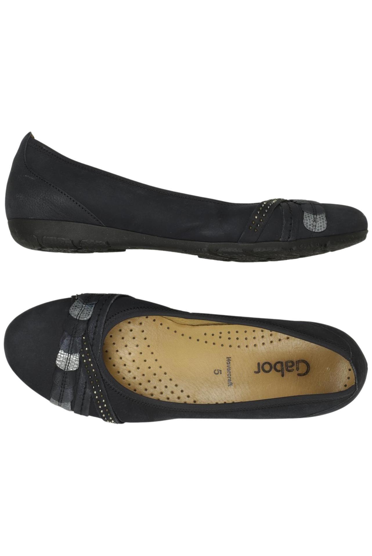 

Gabor Damen Ballerinas, marineblau, Gr. 5