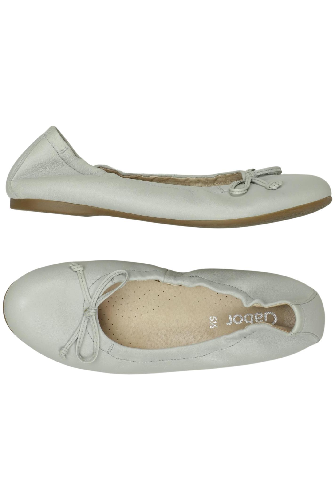 

Gabor Damen Ballerinas, weiß, Gr. 5.5