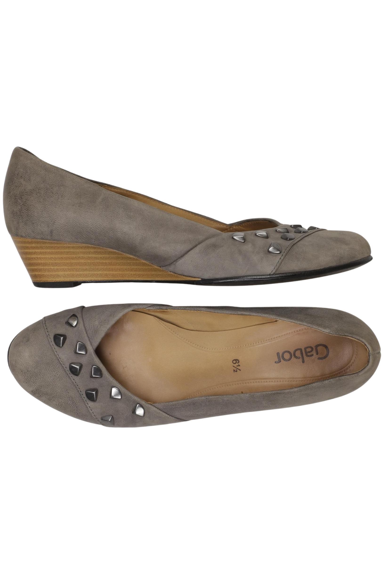 

Gabor Damen Ballerinas, grau, Gr. 6.5