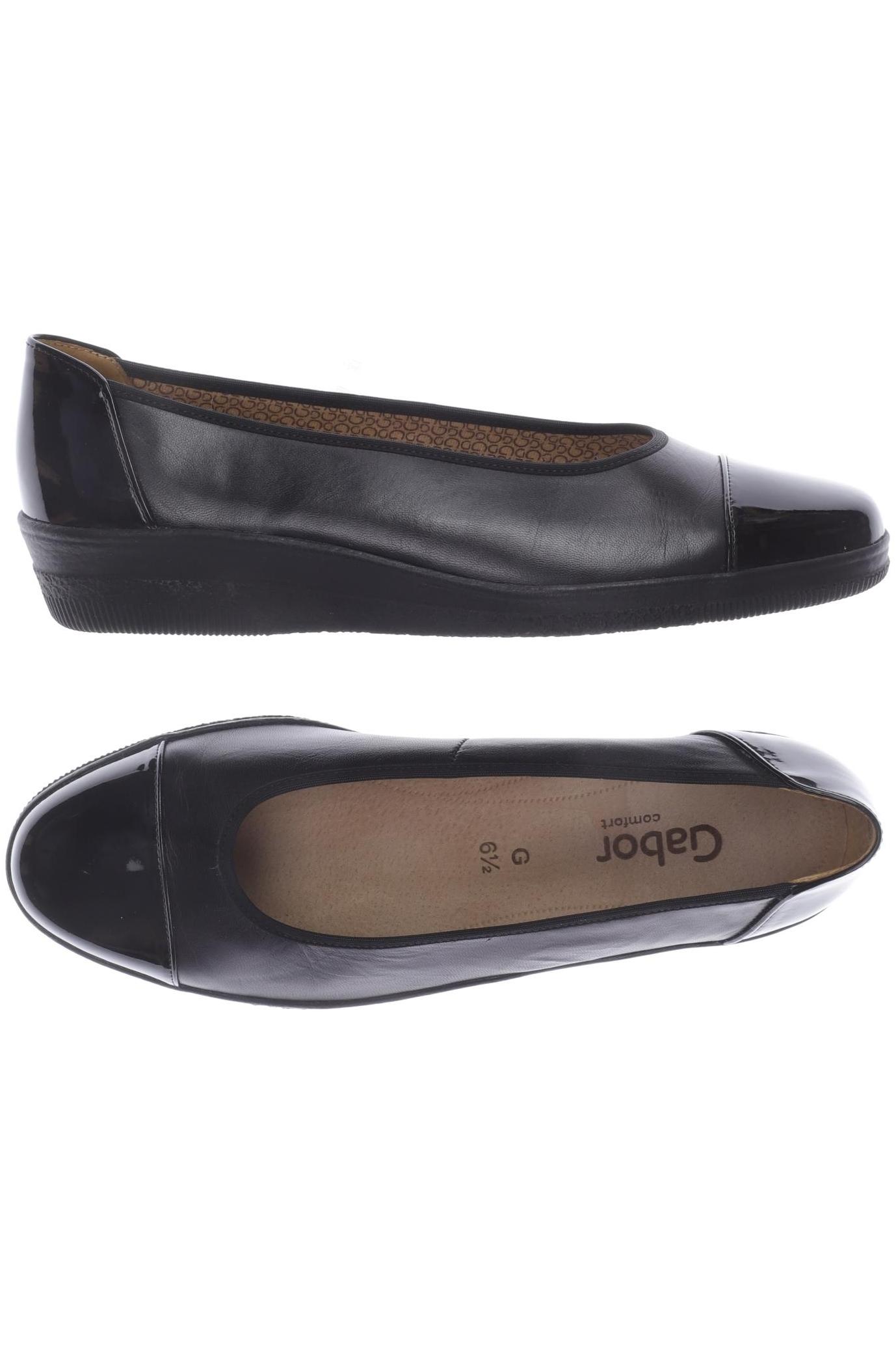 

Gabor Damen Ballerinas, schwarz, Gr. 6.5