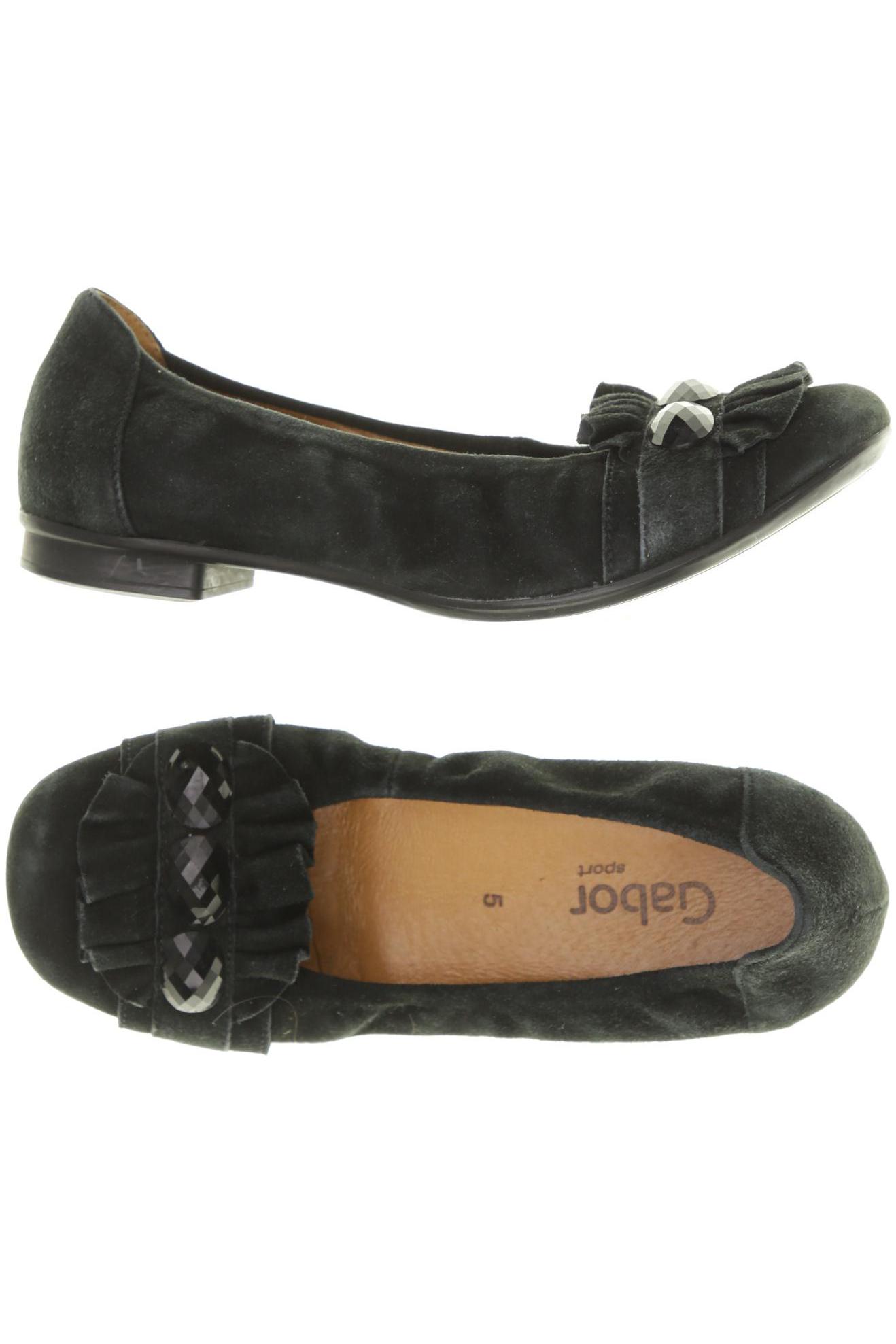 

Gabor Damen Ballerinas, schwarz, Gr. 5