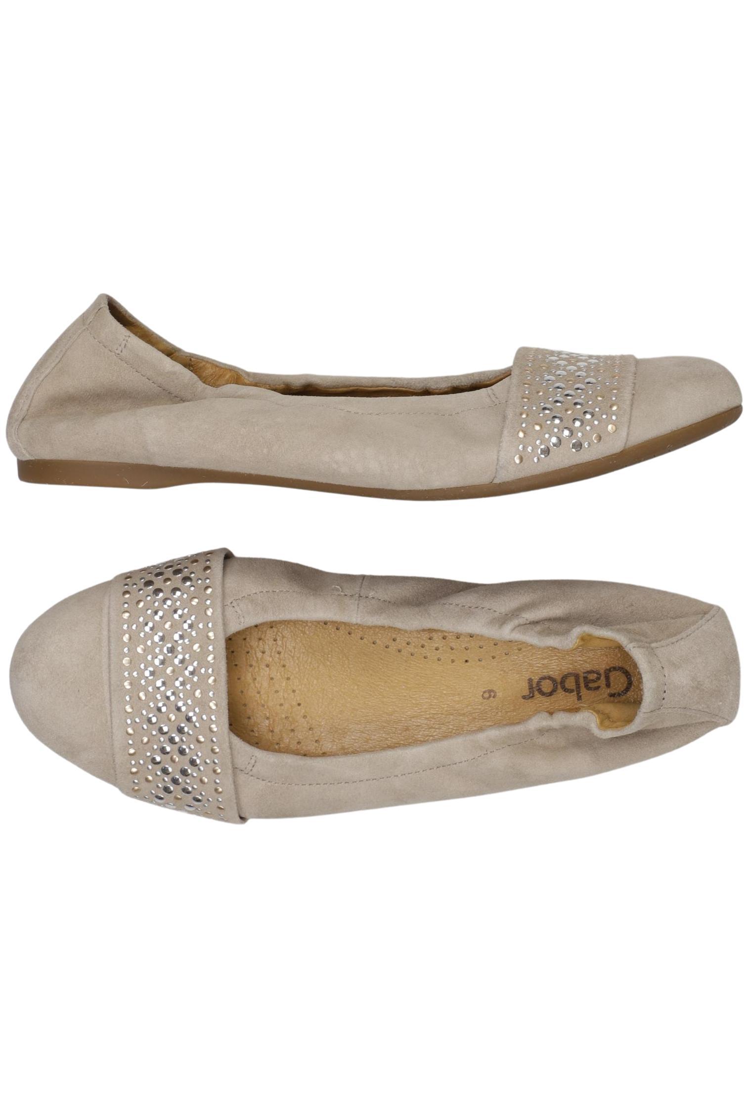 

Gabor Damen Ballerinas, beige, Gr. 6